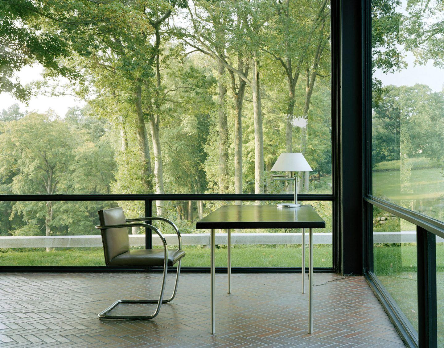 The Glass House by Philip Johnson