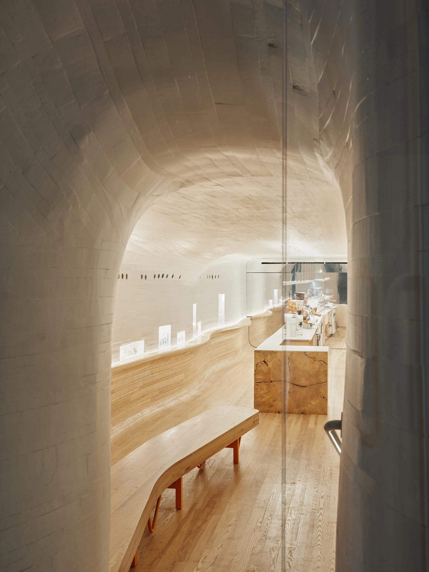 % Arabica New York Midtown by Curtis Su Associates, New York City Guide, cafe interior design, coffee place