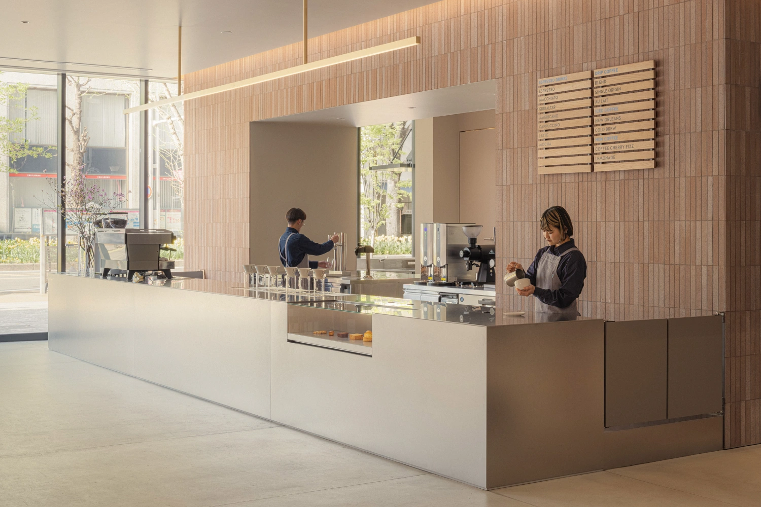 Blue Bottle Coffee Nagoya Sakae Cafe by Keiji Ashizawa Design, Japan guide, cafe interior design