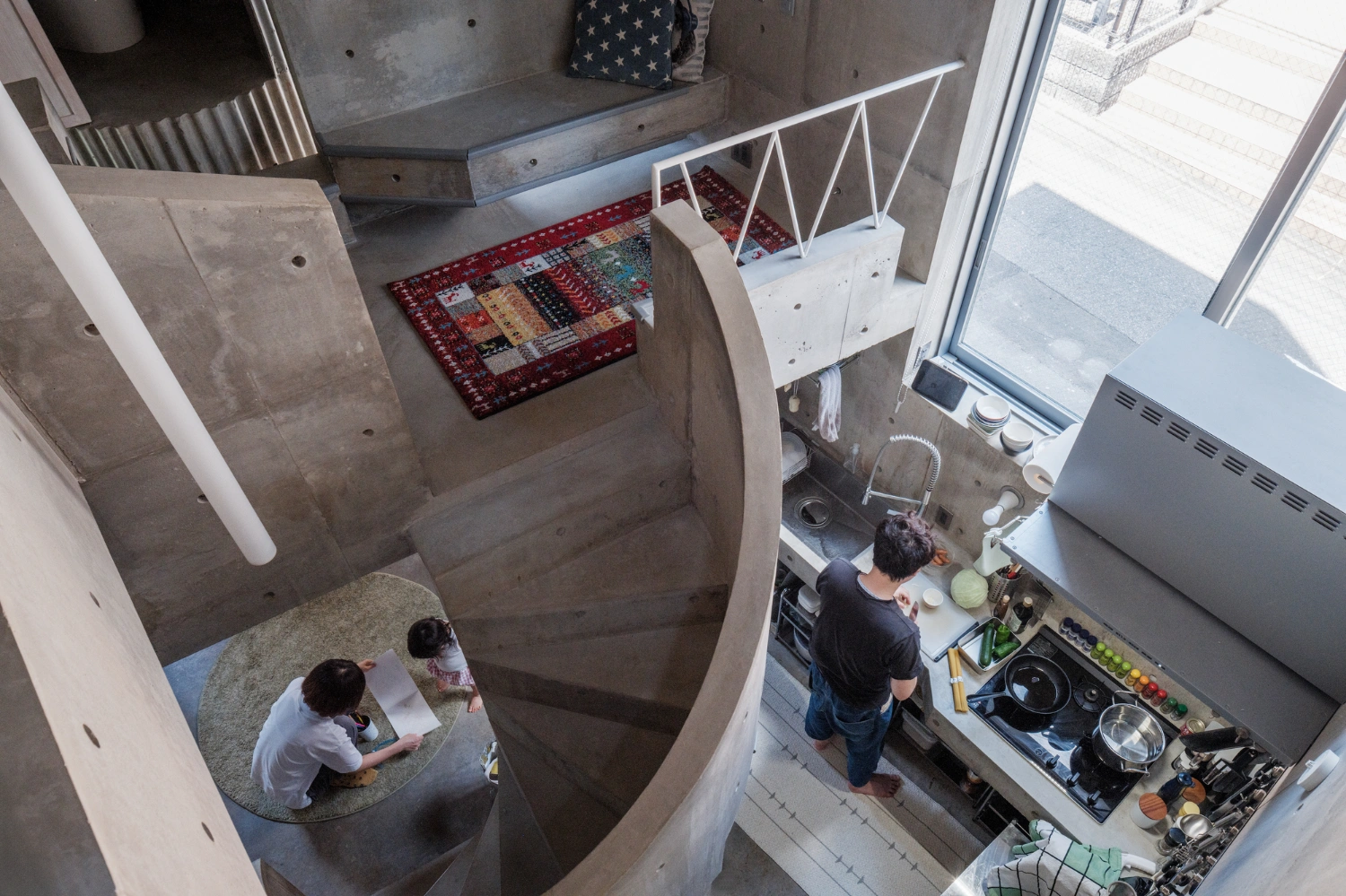 Nakano House by Suzuko Yamada Architects, jutaku, japanese architecture, Tokyo City Guide, concrete