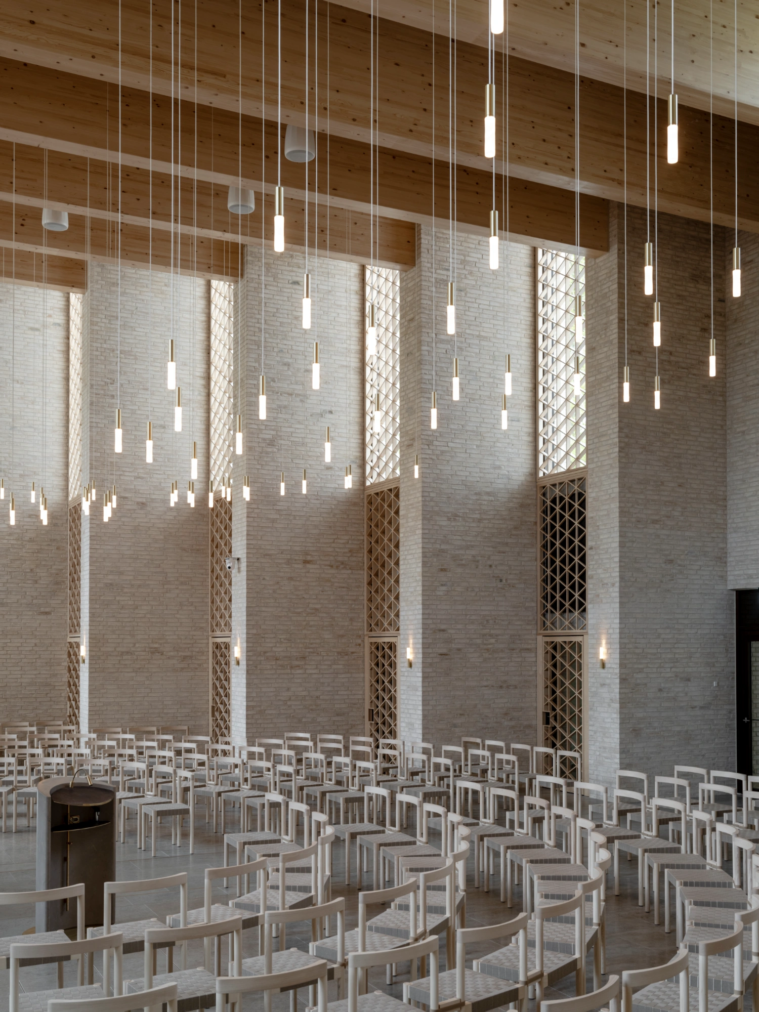 Højvangen Church by Henning Larsen + espen surnevik, sacral architectre, denmark guide
