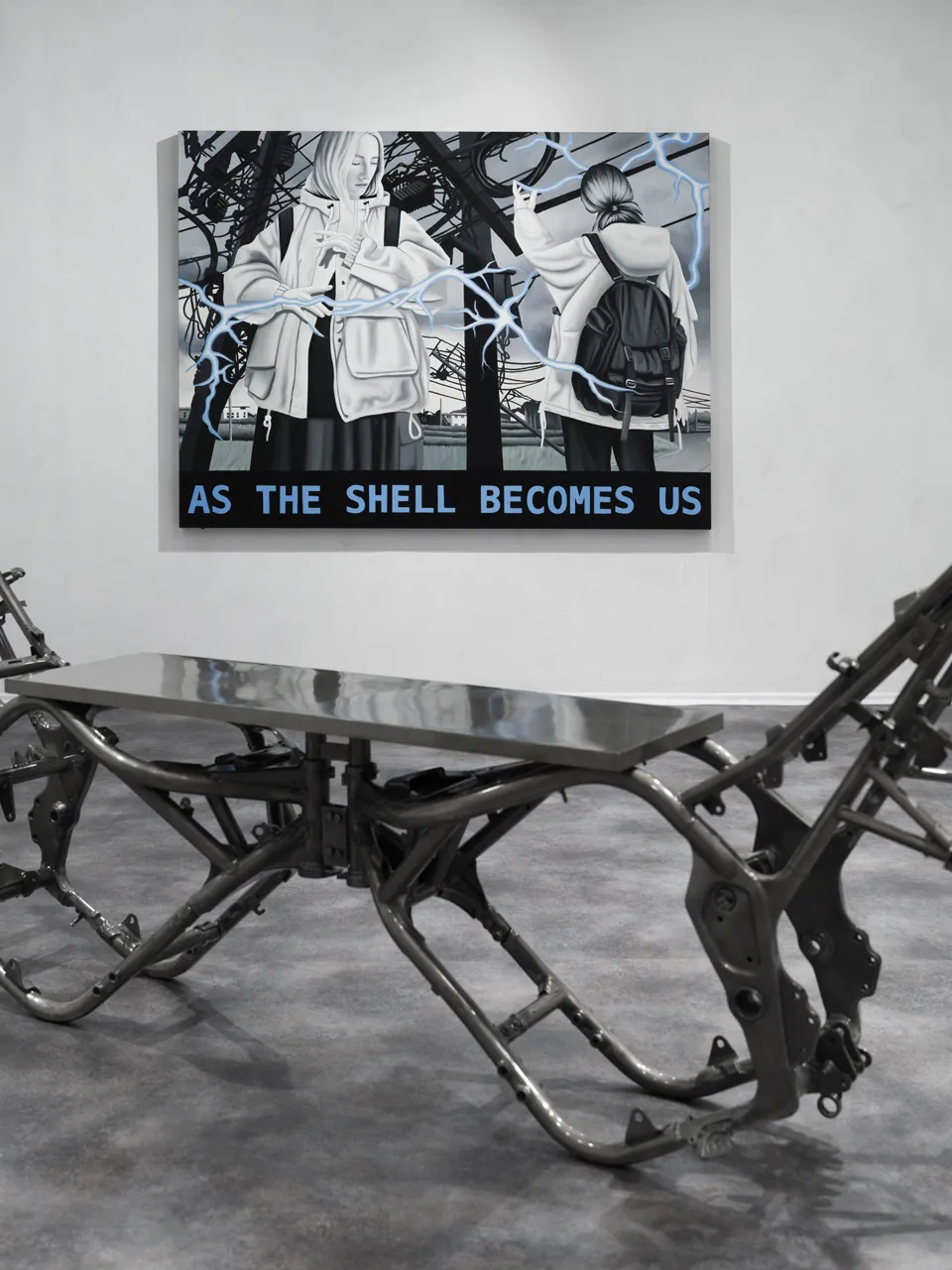 Cold to the Touch by Edna Baud at Galeria Foksal, art exhibition, painting, installation, Warsaw City Guide