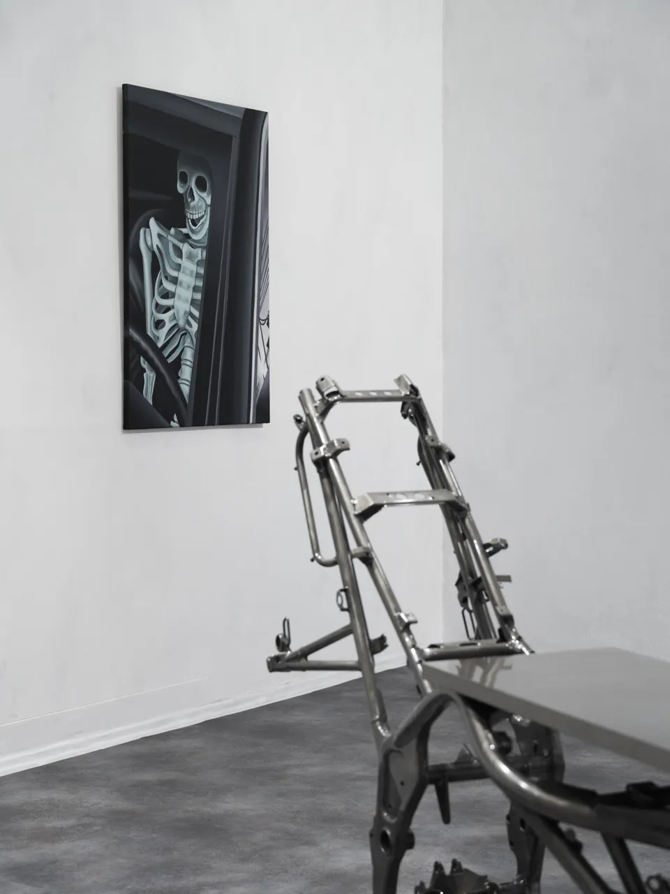 Cold to the Touch by Edna Baud at Galeria Foksal, art exhibition, painting, installation, Warsaw City Guide