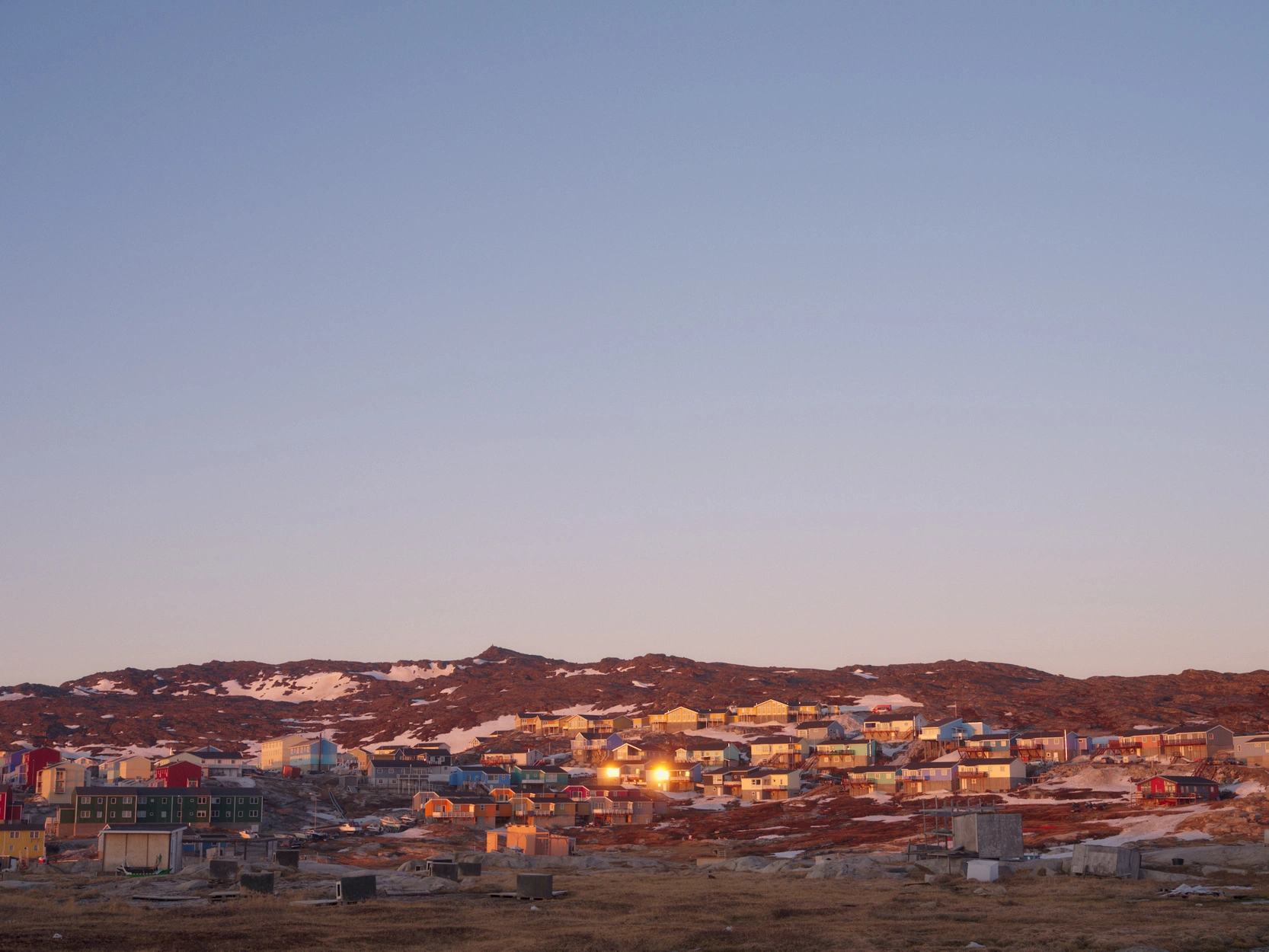 When The Snow Leaves Town by Emile Holba, Greenland landscape, documentary photography