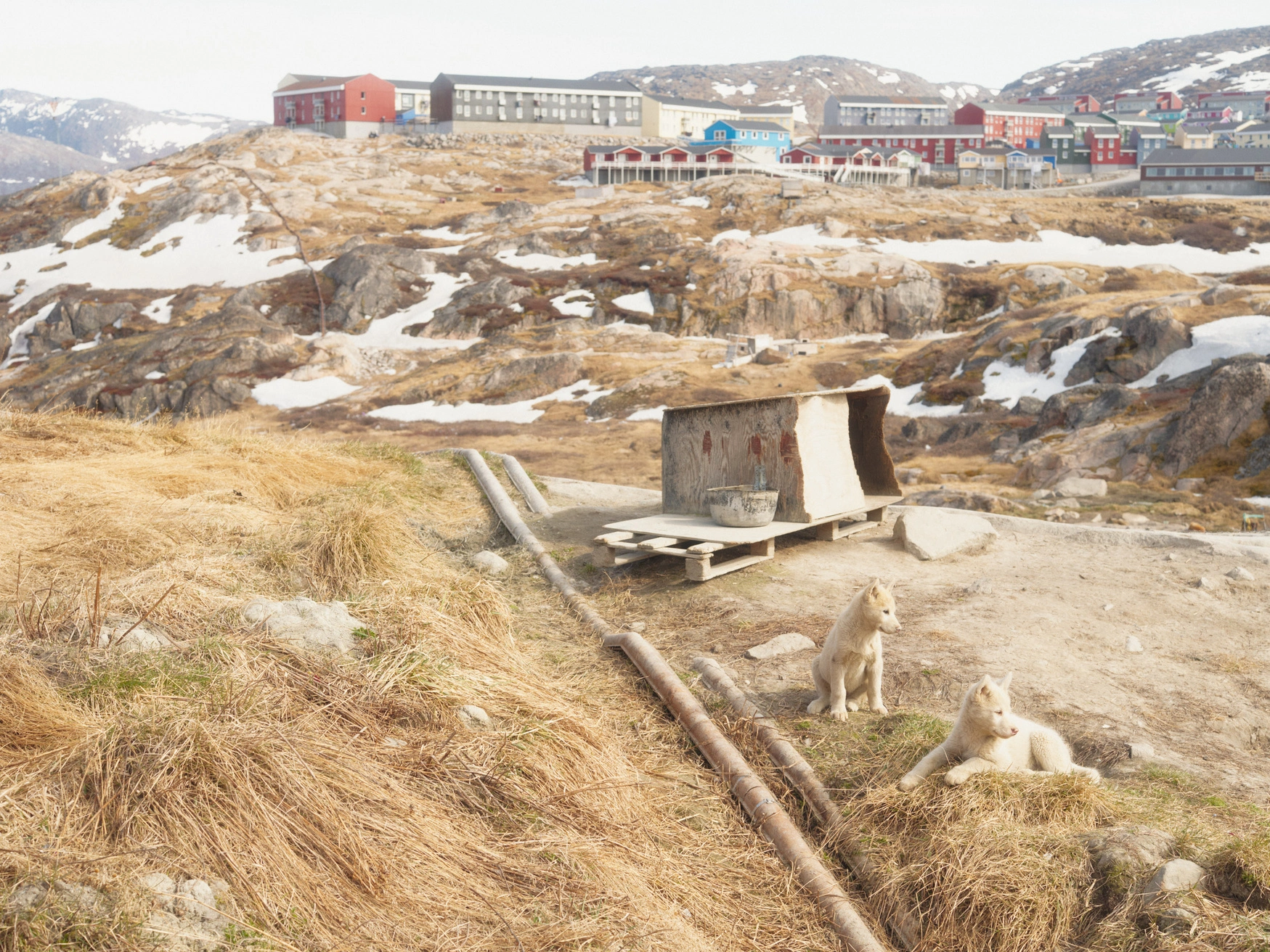 When The Snow Leaves Town by Emile Holba, Greenland landscape, documentary photography