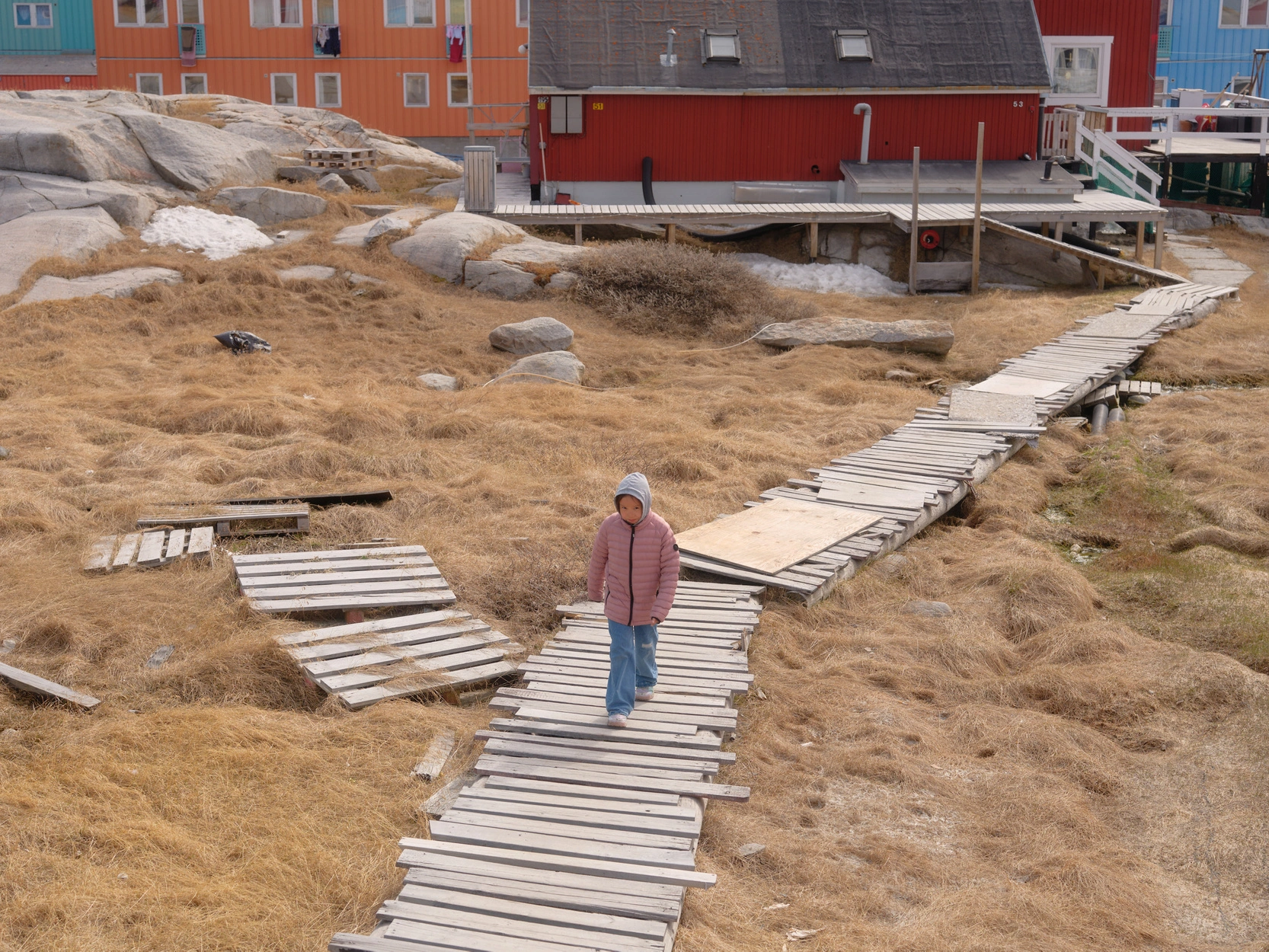 When The Snow Leaves Town by Emile Holba, Greenland landscape, documentary photography
