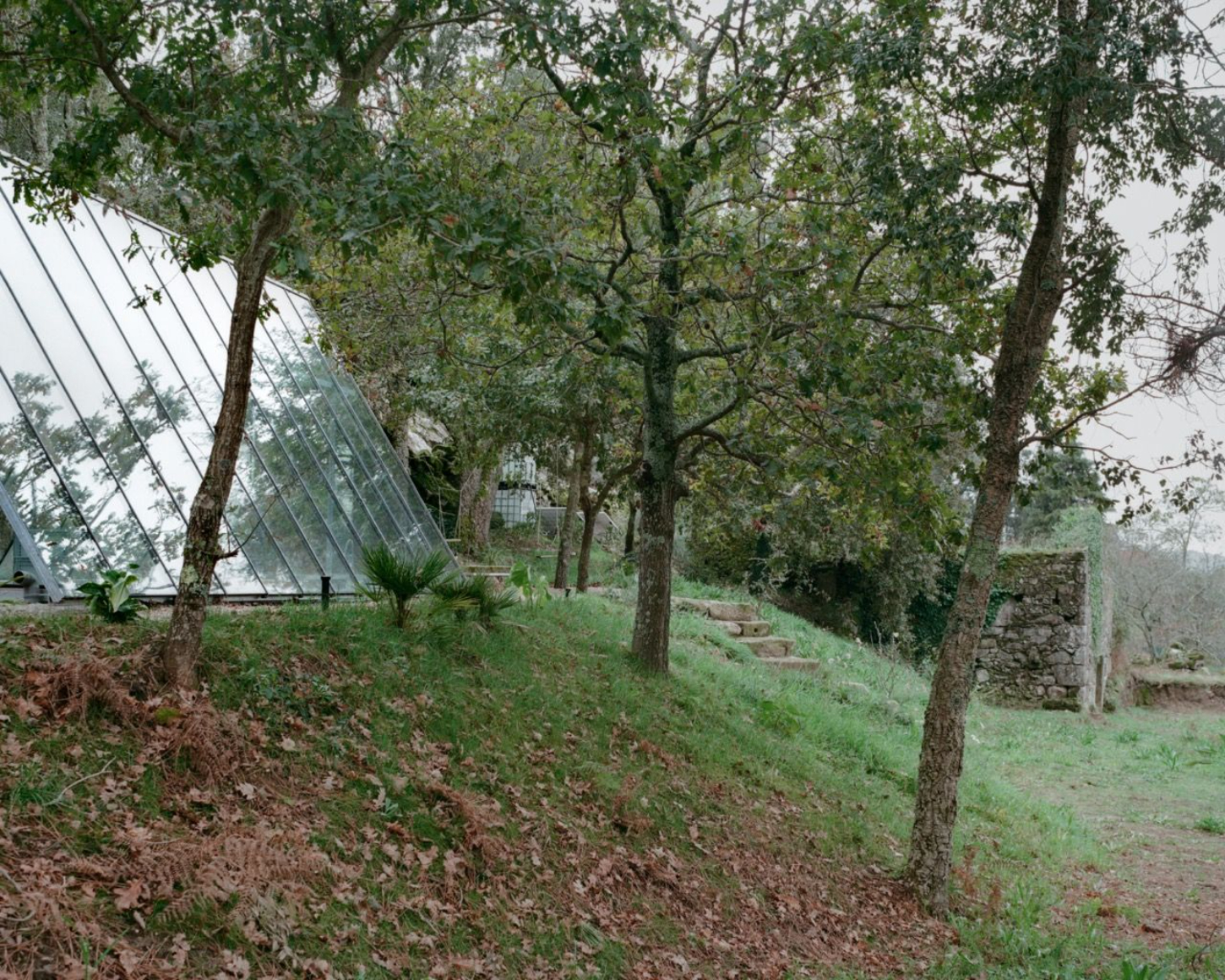 Glass house-stone house by Dyvik Kahlen Architects, architecture, pavilion, summer house