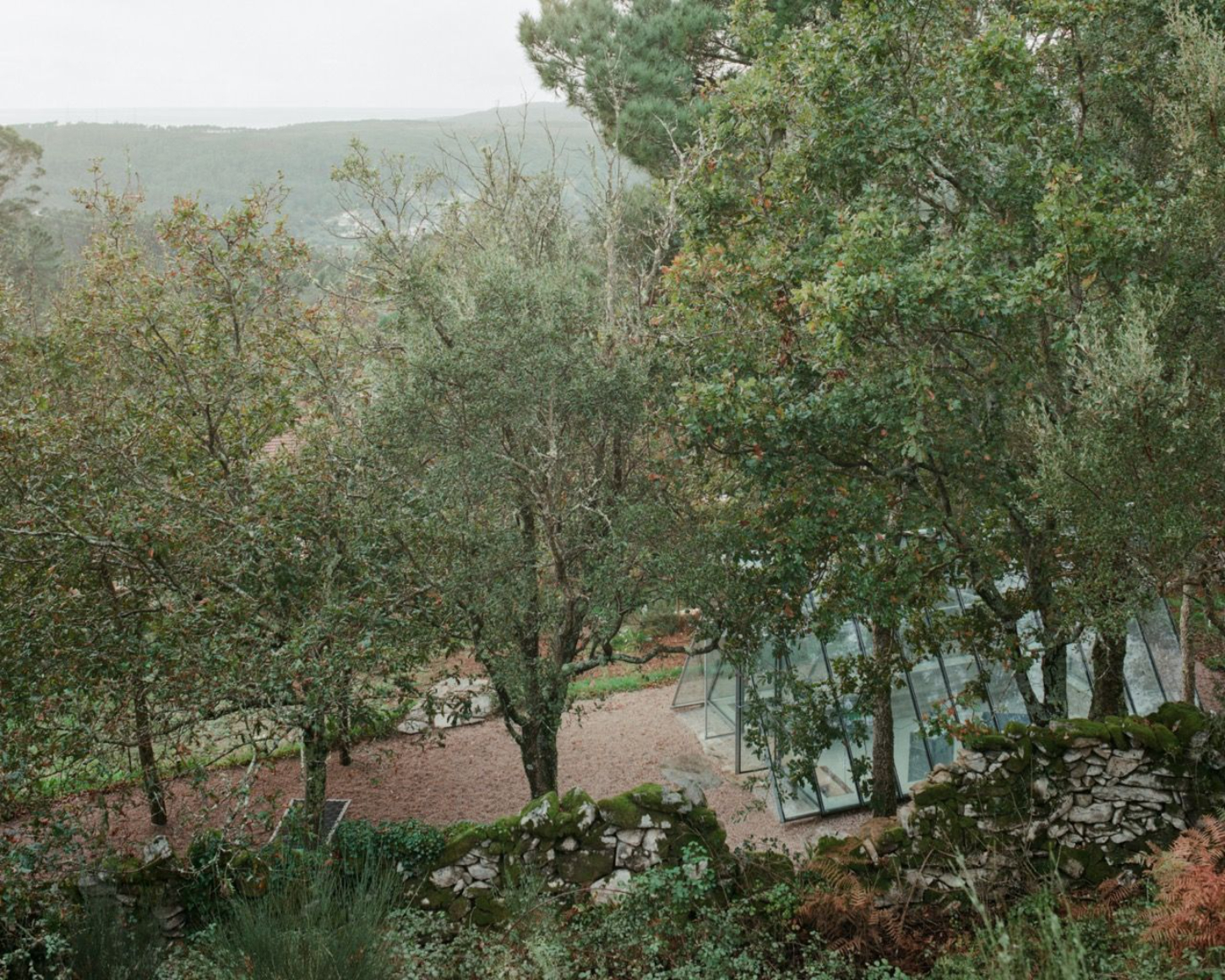 Glass house-stone house by Dyvik Kahlen Architects, architecture, pavilion, summer house