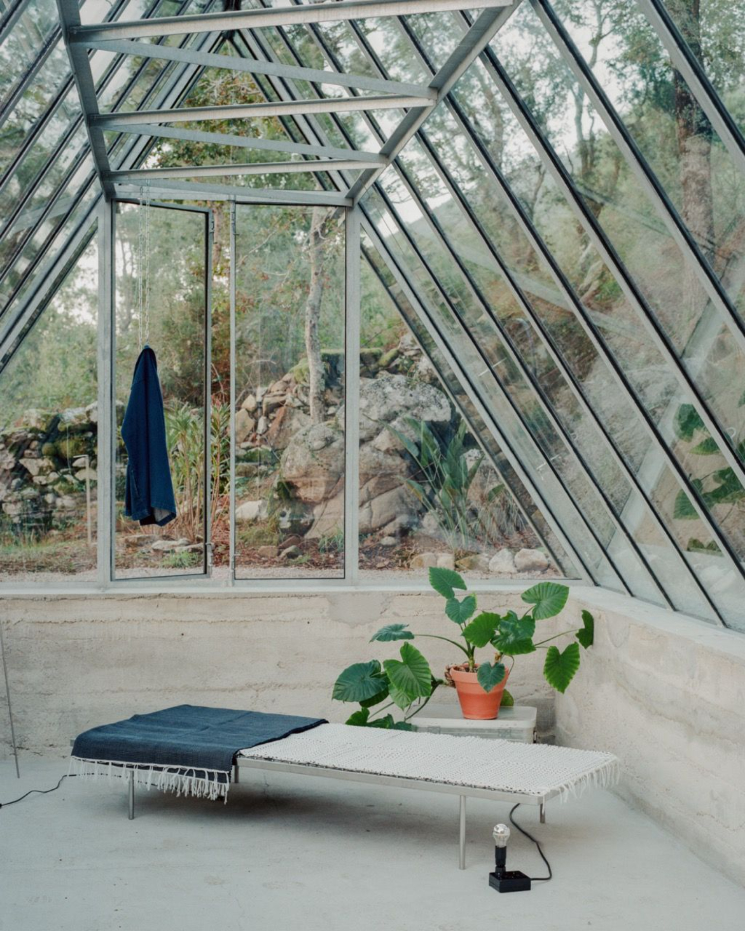 Glass house-stone house by Dyvik Kahlen Architects, architecture, pavilion, summer house