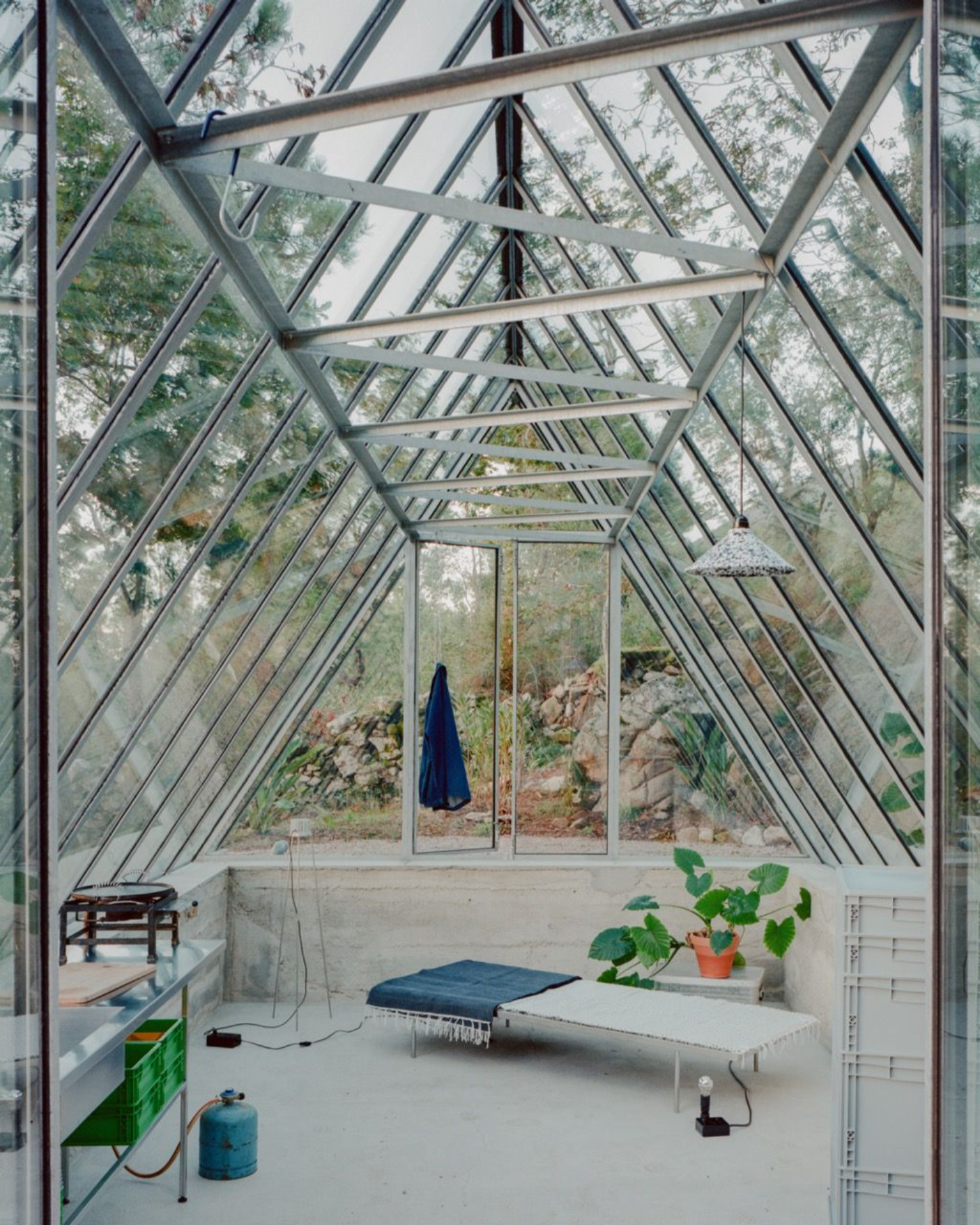 Glass house-stone house by Dyvik Kahlen Architects, architecture, pavilion, summer house
