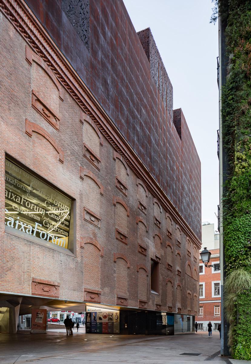 CaixaForum Madrid by Herzog & de Meuron, madrid guide, museum, architecture