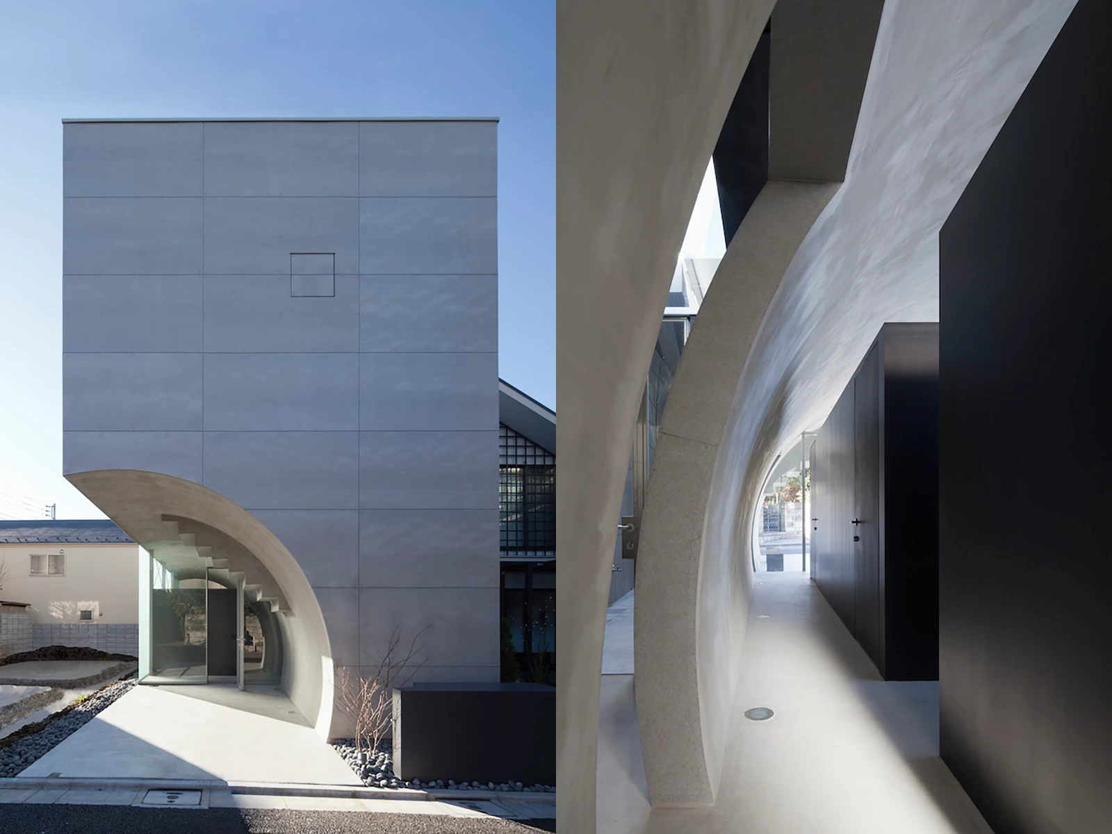 Tunnel House by Makiko Tsukada Architects