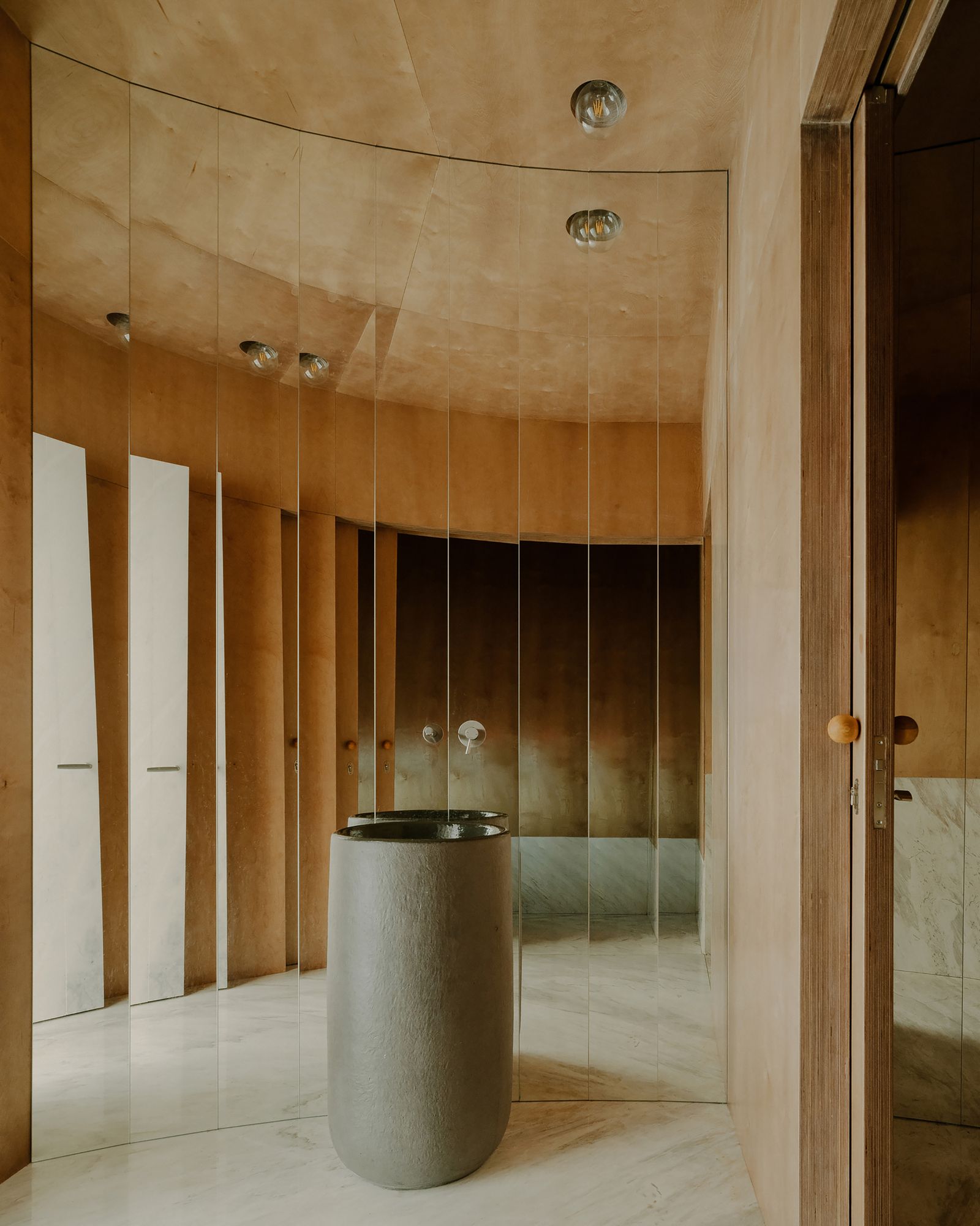 Reception Pavilion by David Giorgadze Architects, concrete lakeside reception pavilion at Kvareli Lake in Kakheti, Georgia, architecture