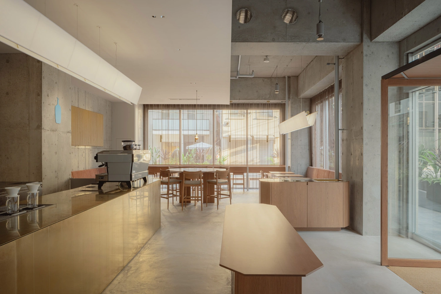 Blue Bottle Coffee Shinsaibashi Cafe by Keiji Ashizawa Design, interior design, Osaka Guide, Japan