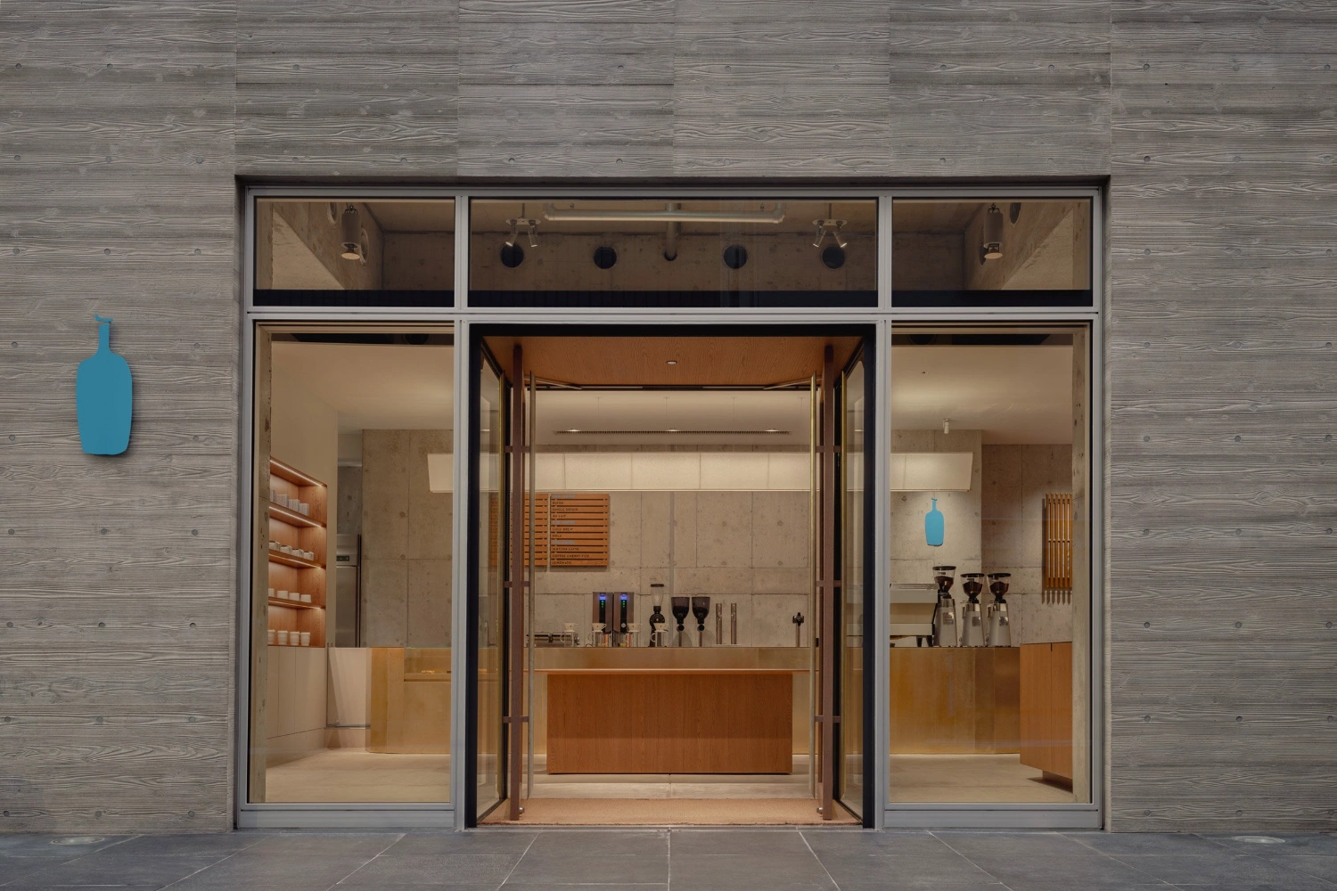 Blue Bottle Coffee Shinsaibashi Cafe by Keiji Ashizawa Design, interior design, Osaka Guide, Japan