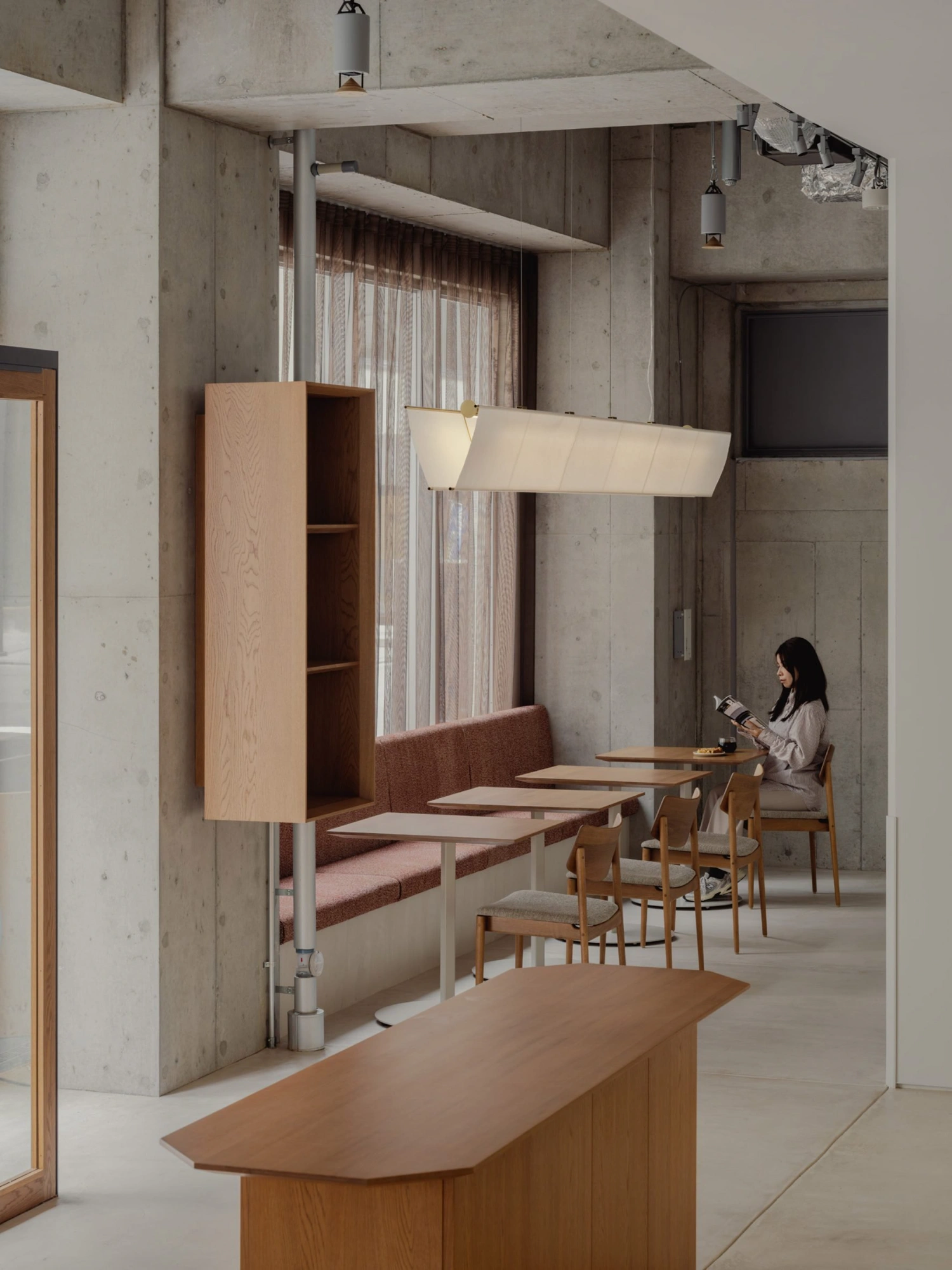 Blue Bottle Coffee Shinsaibashi Cafe by Keiji Ashizawa Design, interior design, Osaka Guide, Japan