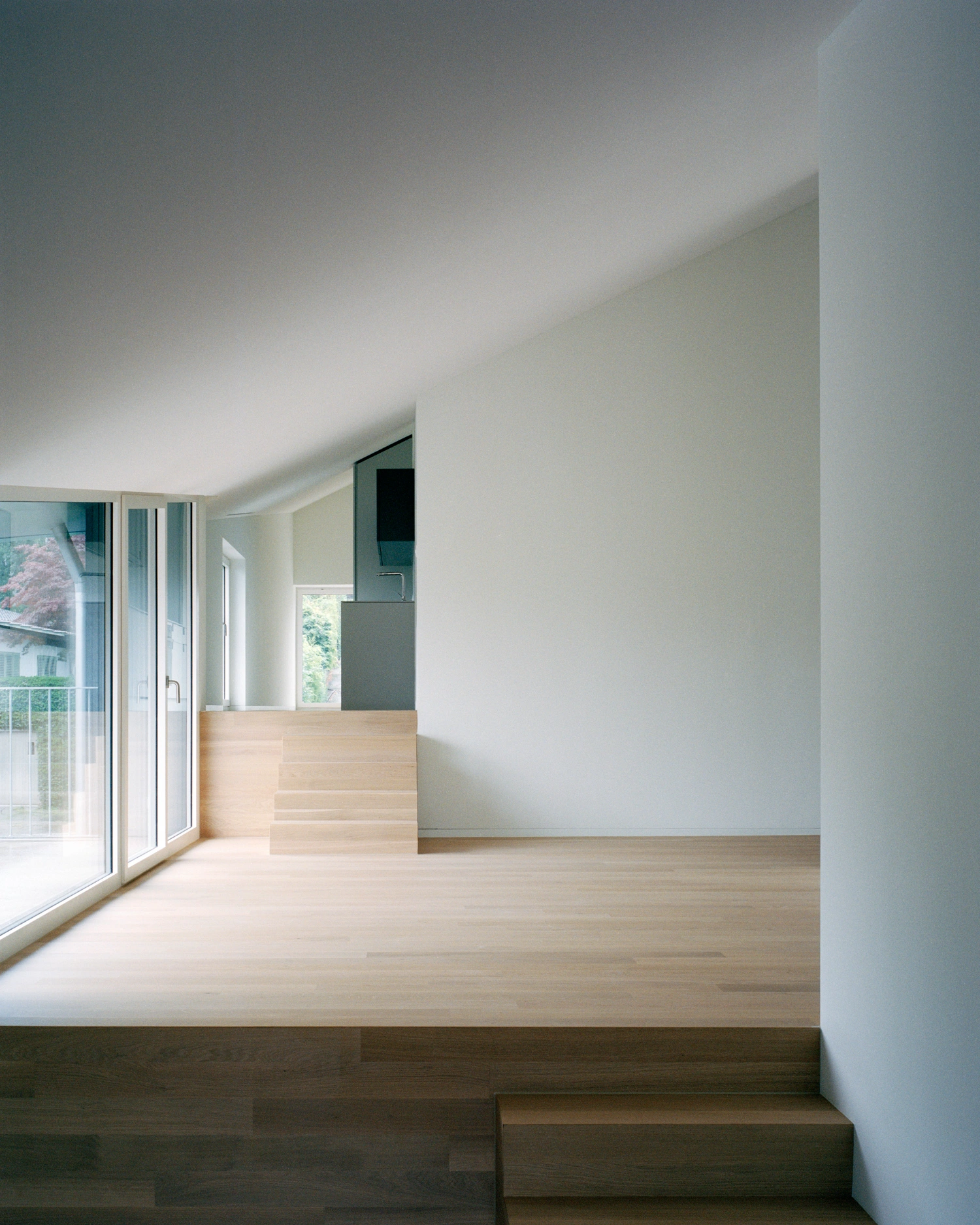 House on a Slope by KARAMUK KUO, villa, architecture, interior design, Zurich