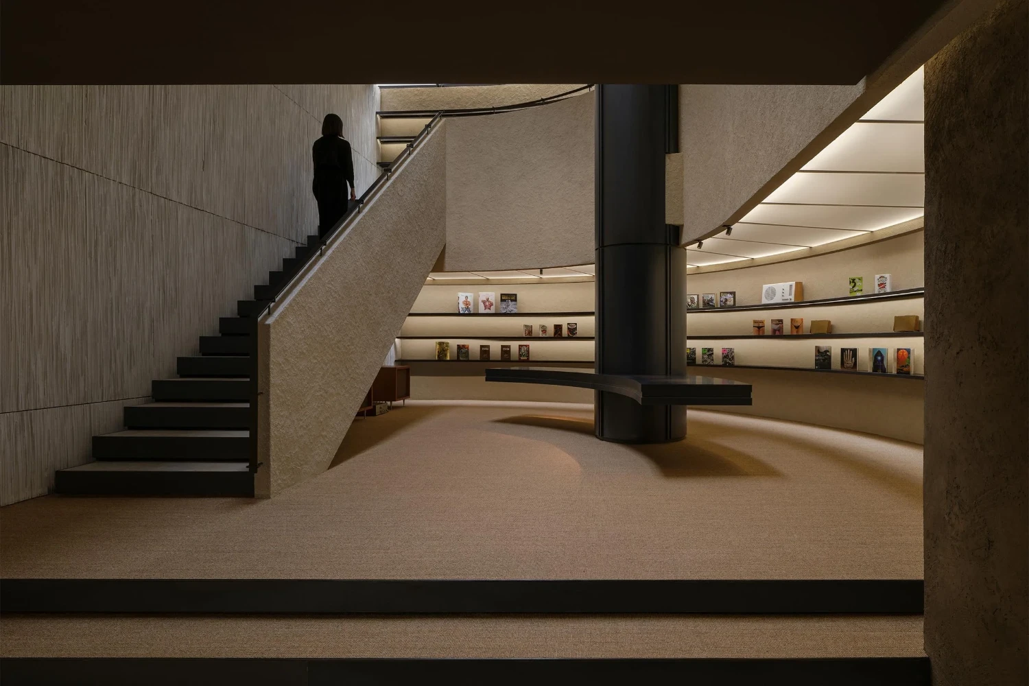 The Graphic bookstore by OONN Metaworks + U.LAB, Seoul Guide, cafe, architecture, design, art books, manga, South Korea