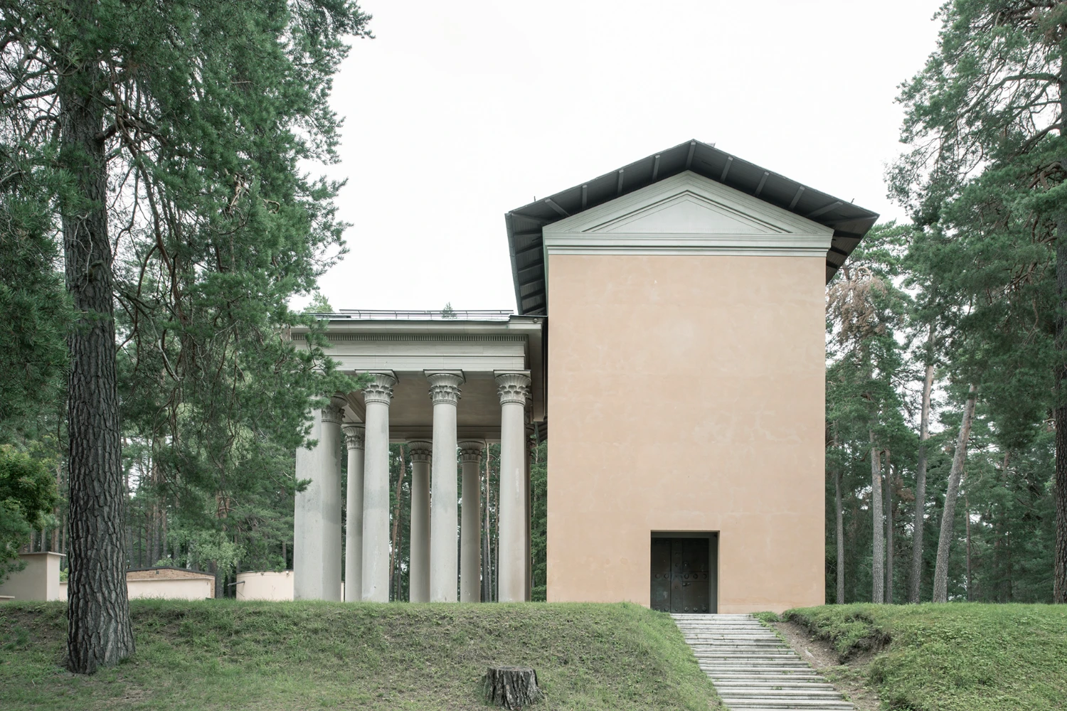 Woodland Cemetery Stockholm by Erik Gunnar Asplund & Sigurd Lewerentz captured by Andy Liffner, Sacral Architecture Guide