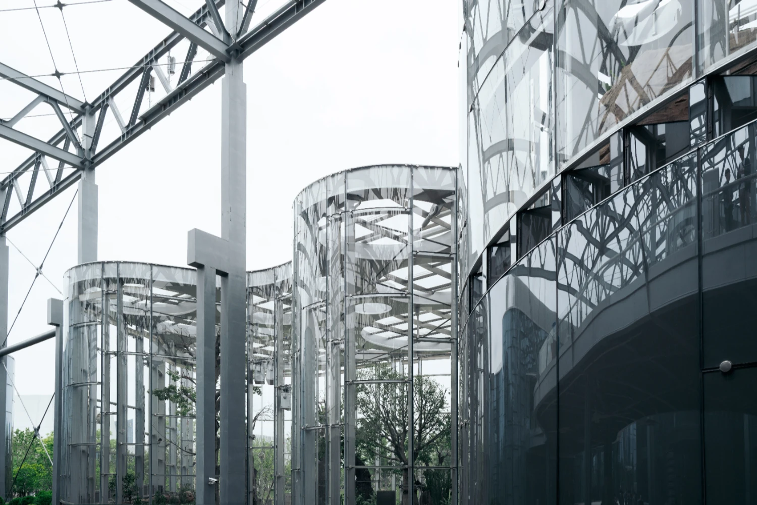Expo Cultural Park Greenhouse Garden by Delugan Meissl captured by Marcus Yau, Shanghai China Guide, architecture, nature