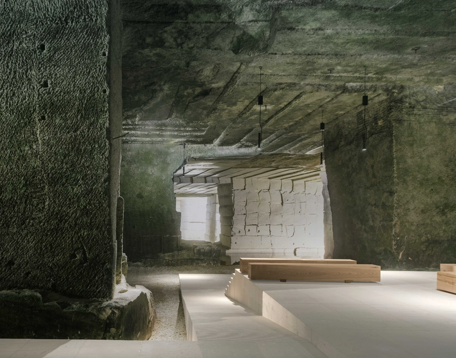 Cavea Arcari by David Chipperfield Architects, Cave, stone, architecture, Italy Guide