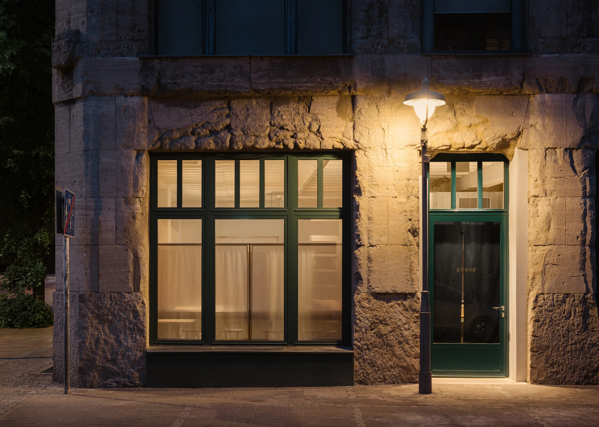 Stoke yakitori restaurant interior by Studio Mark Randel in historic building, Berlin Guide, Kreuzberg, japanese cuisine