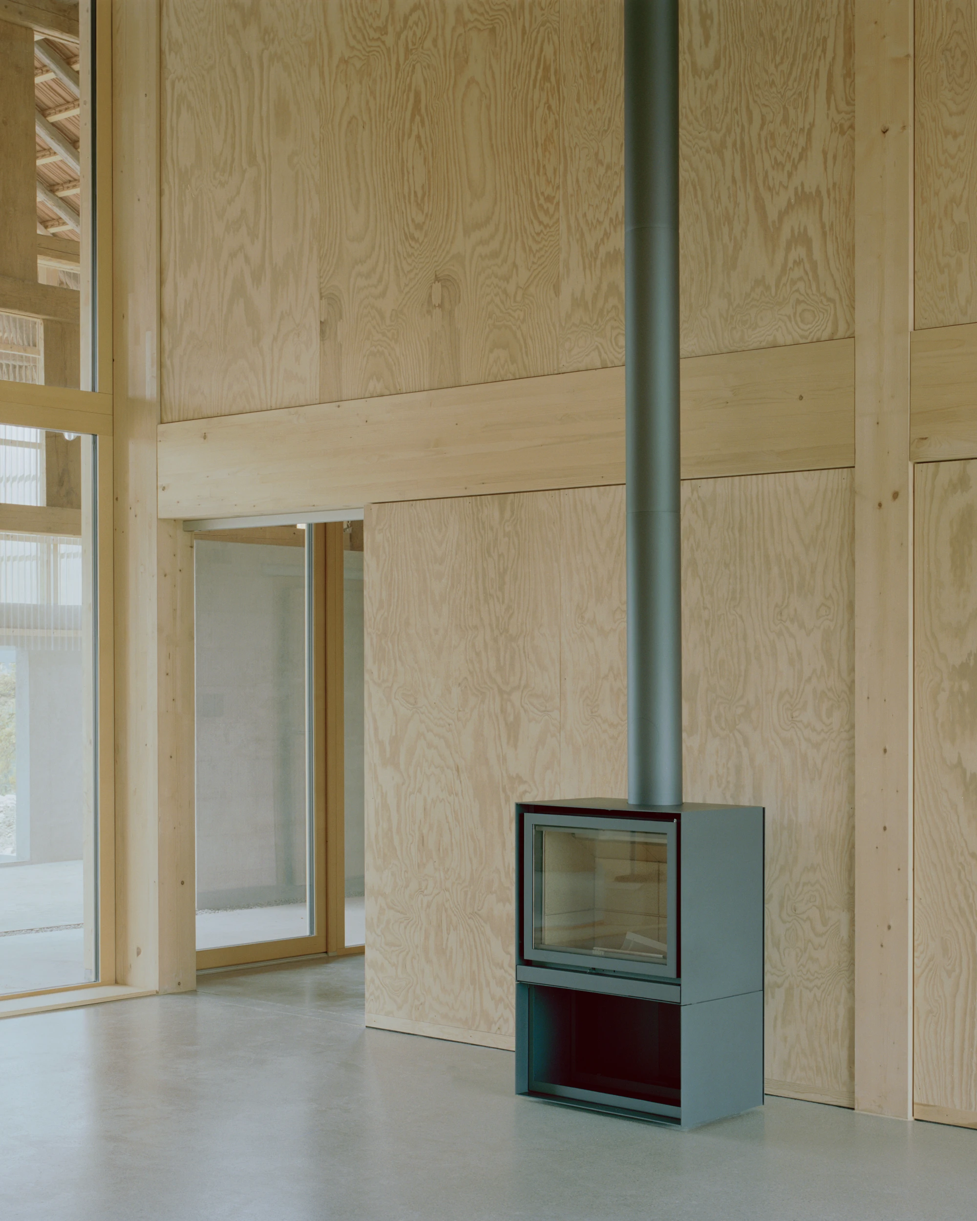 The Inverted Farm renovation by BARD YERSIN Architectes with timber and greenhouse, switzerland, architecture