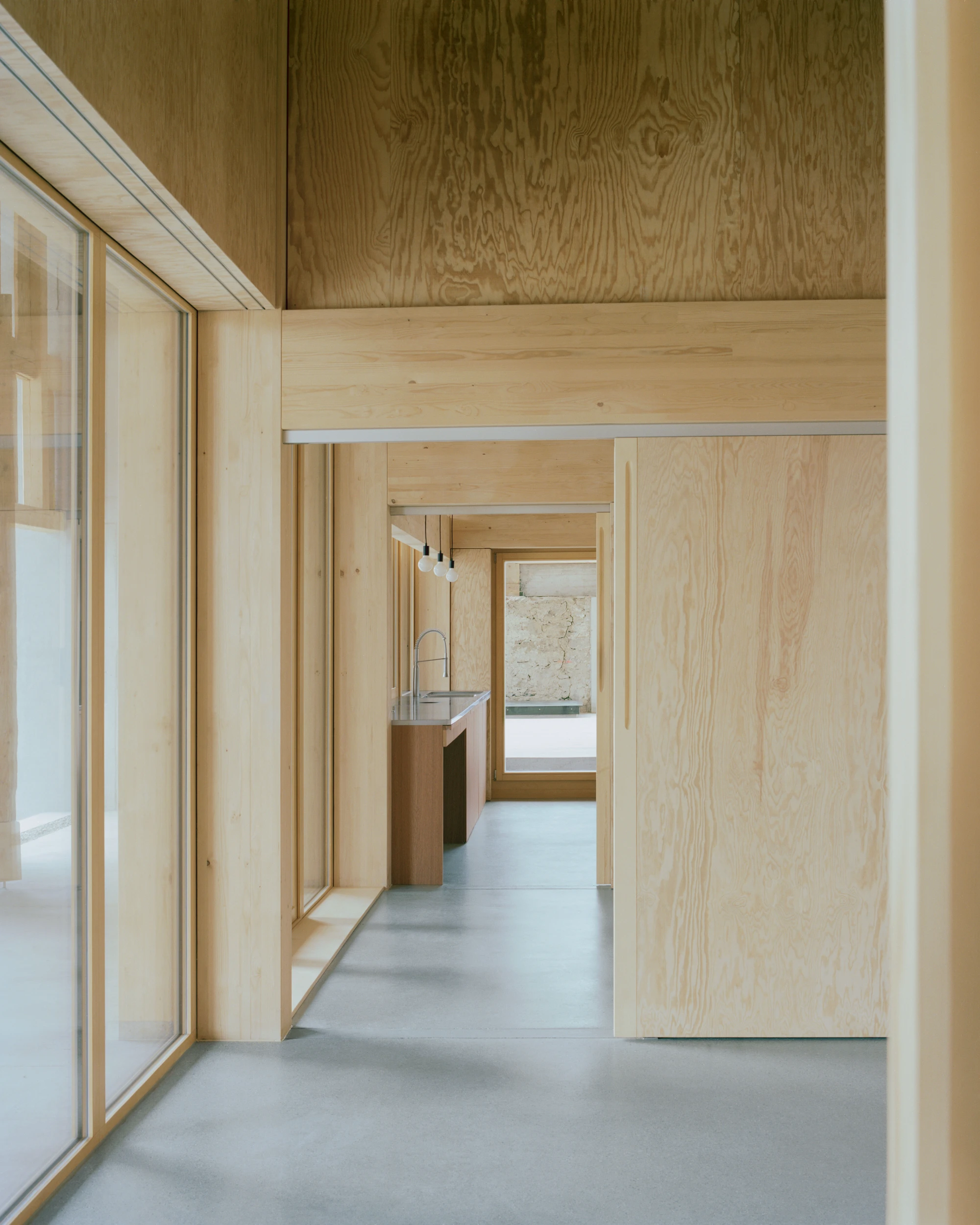 The Inverted Farm renovation by BARD YERSIN Architectes with timber and greenhouse, switzerland, architecture