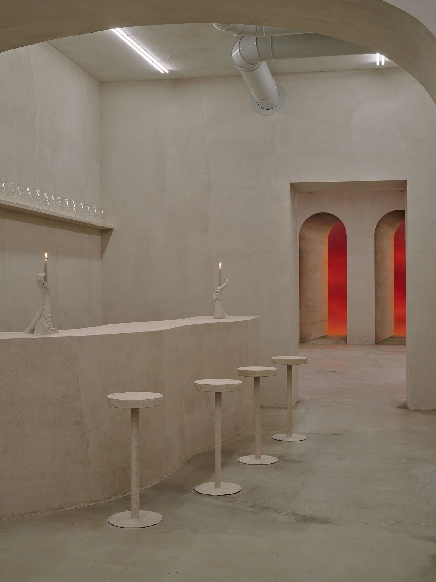 Bar Far by Clementine Keith-Roach and Christopher Page, Villa Lontana, Rome, installation, sculpture, contemporary art