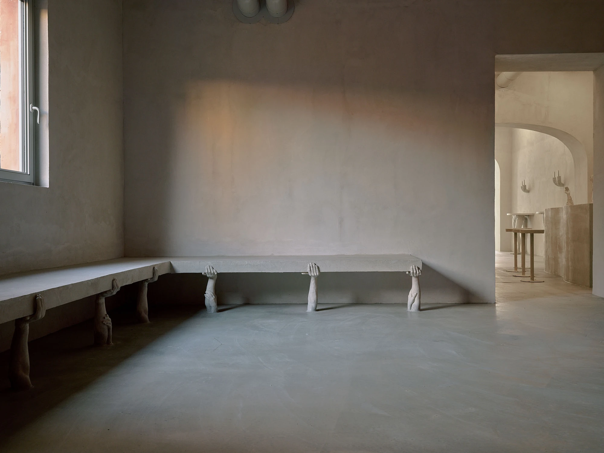 Bar Far by Clementine Keith-Roach and Christopher Page, Villa Lontana, Rome, installation, sculpture, contemporary art