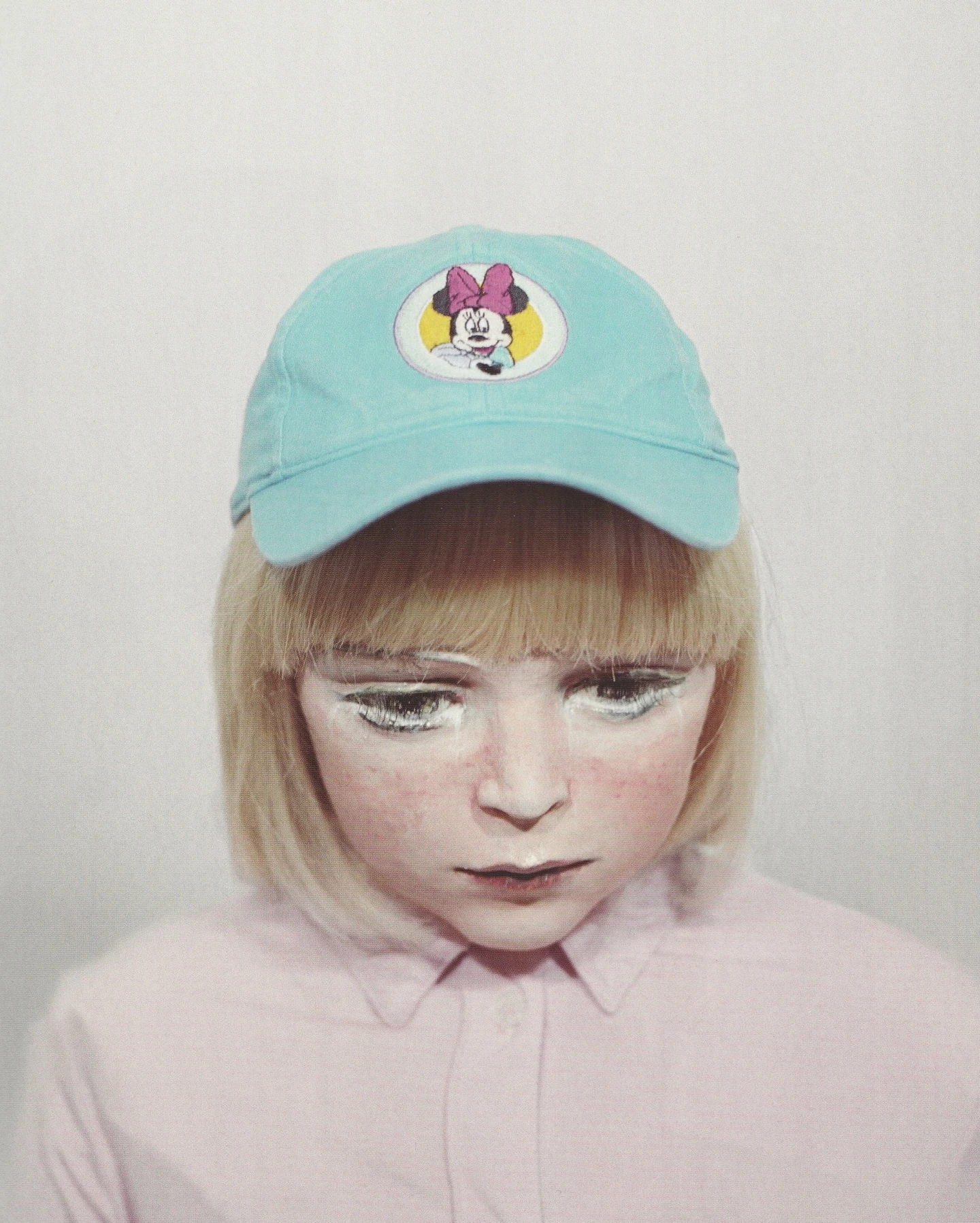 40 Portraits 2003-2008 by Gisèle Vienne, handcrafted doll portrait with pale skin and glazed eyes, contemporary art photography and sculpture