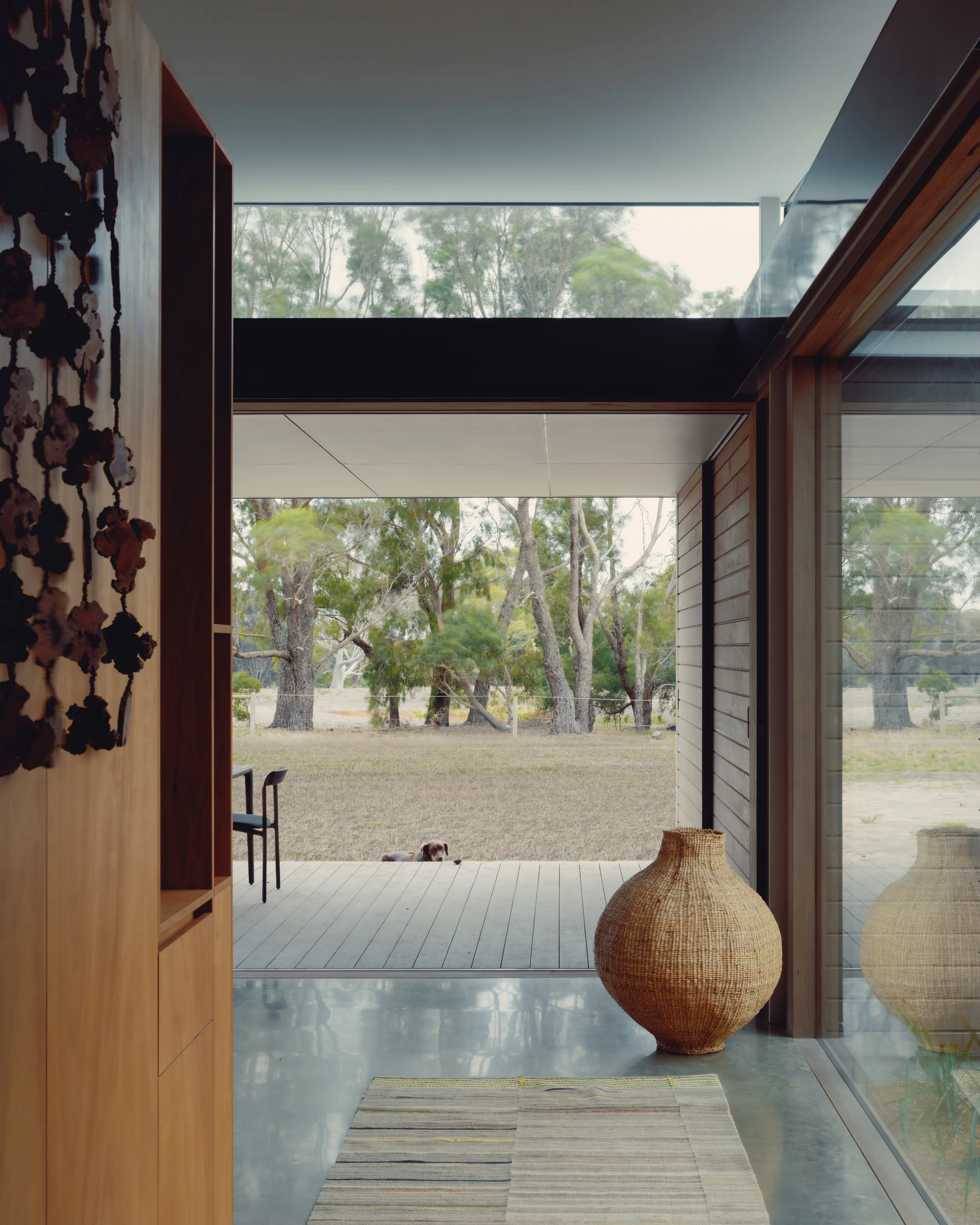 Ironbark House by Not All Architecture on Great Ocean Road Australia, coastal bush retreat with ironbark timber cladding galvanised steel frame and Utzon-inspired modular planning