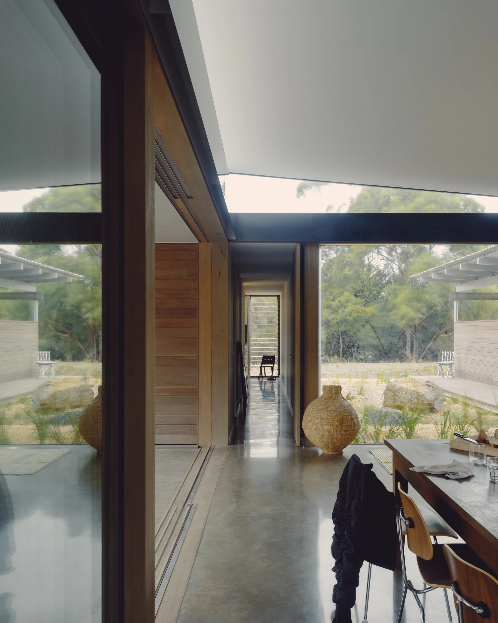 Ironbark House by Not All Architecture on Great Ocean Road Australia, coastal bush retreat with ironbark timber cladding galvanised steel frame and Utzon-inspired modular planning