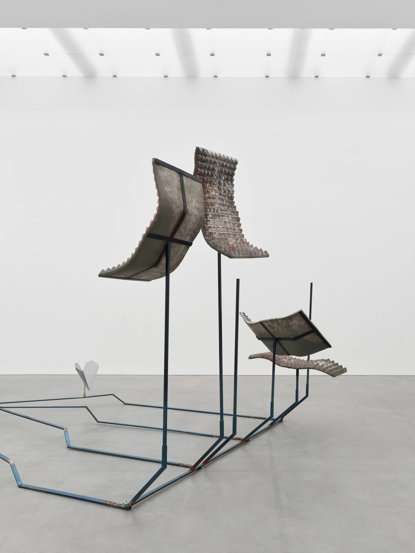 Desire Path by Agata Ingarden, Kunstmuseum Appenzell, Switzerland, sculpture, installation art, organic forms