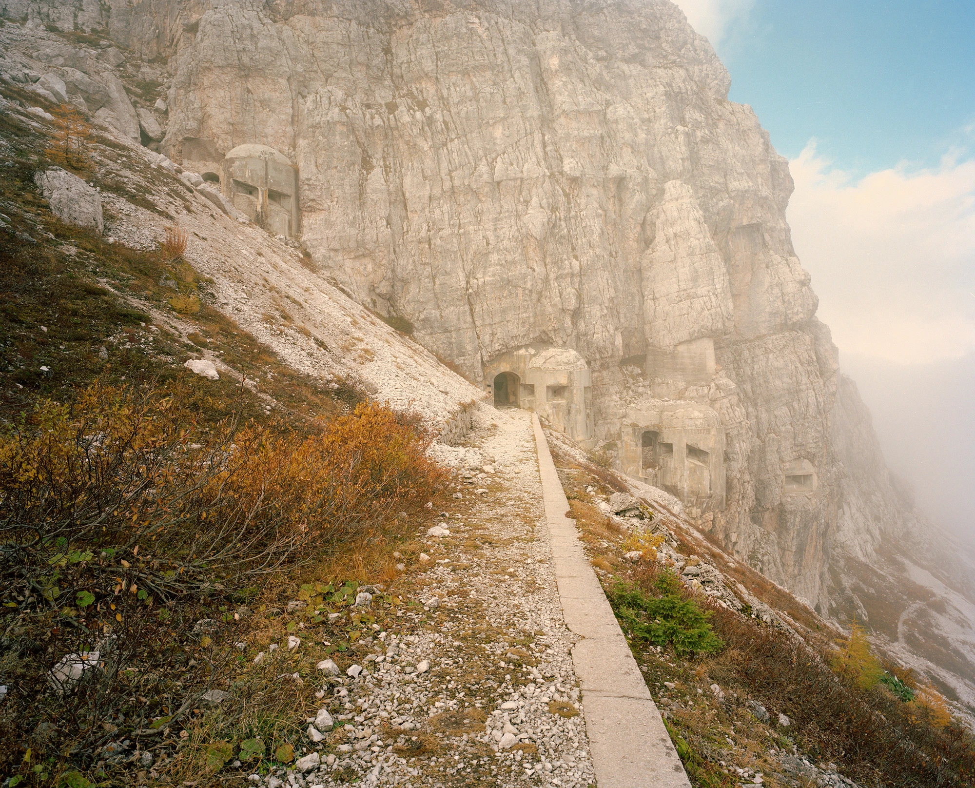 Bunker by Vincenzo Pagliuca, South Tyrol, Italy, documentary photography, Alpine Wall, fascist fortifications, landscape
