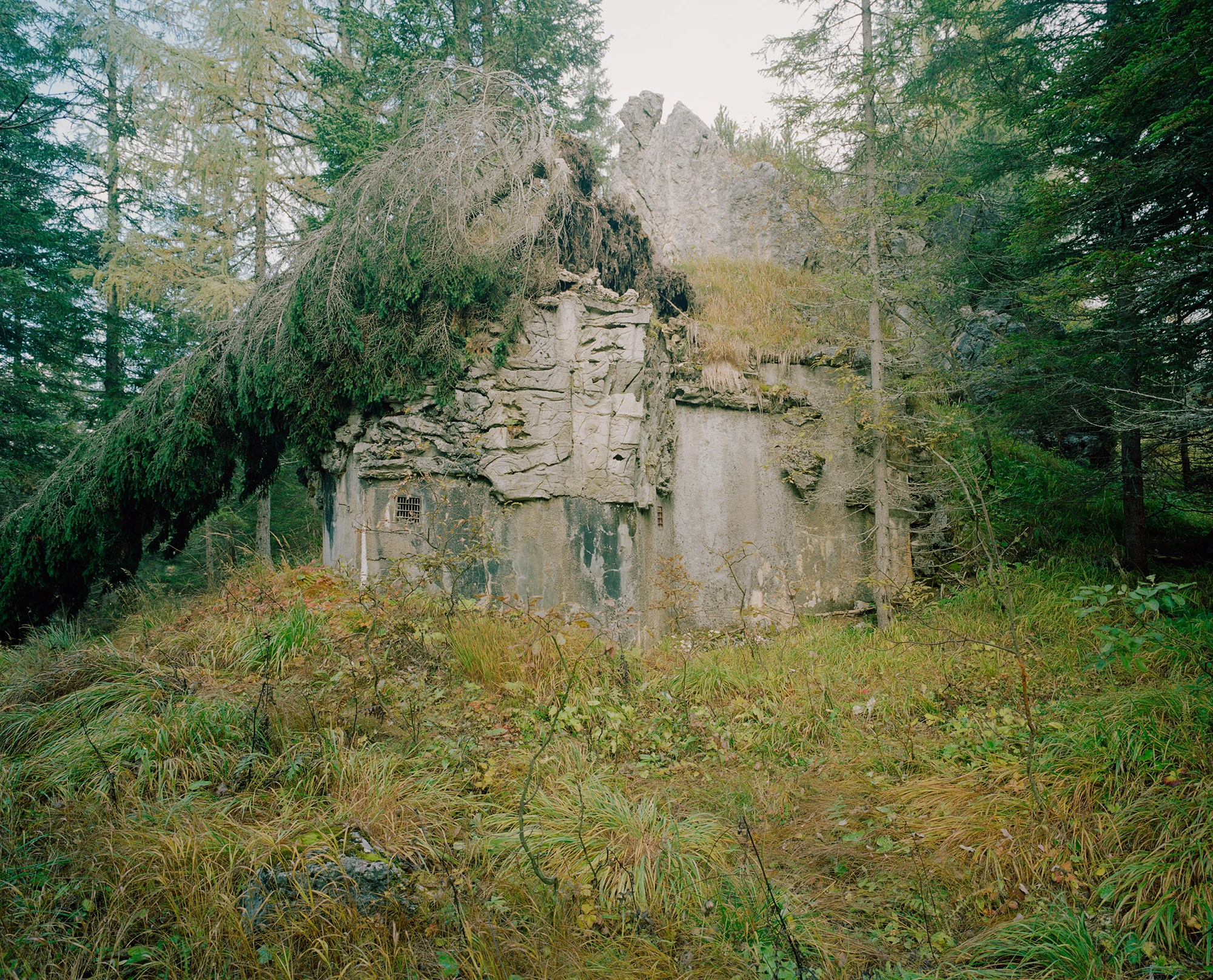 Bunker by Vincenzo Pagliuca, South Tyrol, Italy, documentary photography, Alpine Wall, fascist fortifications, landscape