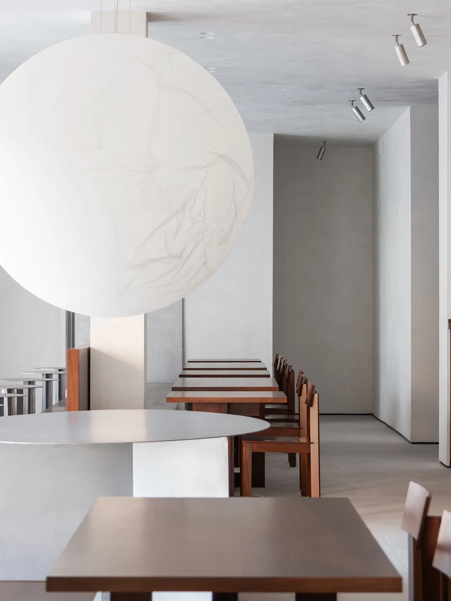 Artica Sevilla by ENEI, cafe and ice cream shop interior, Seville Spain, spherical light, interiors