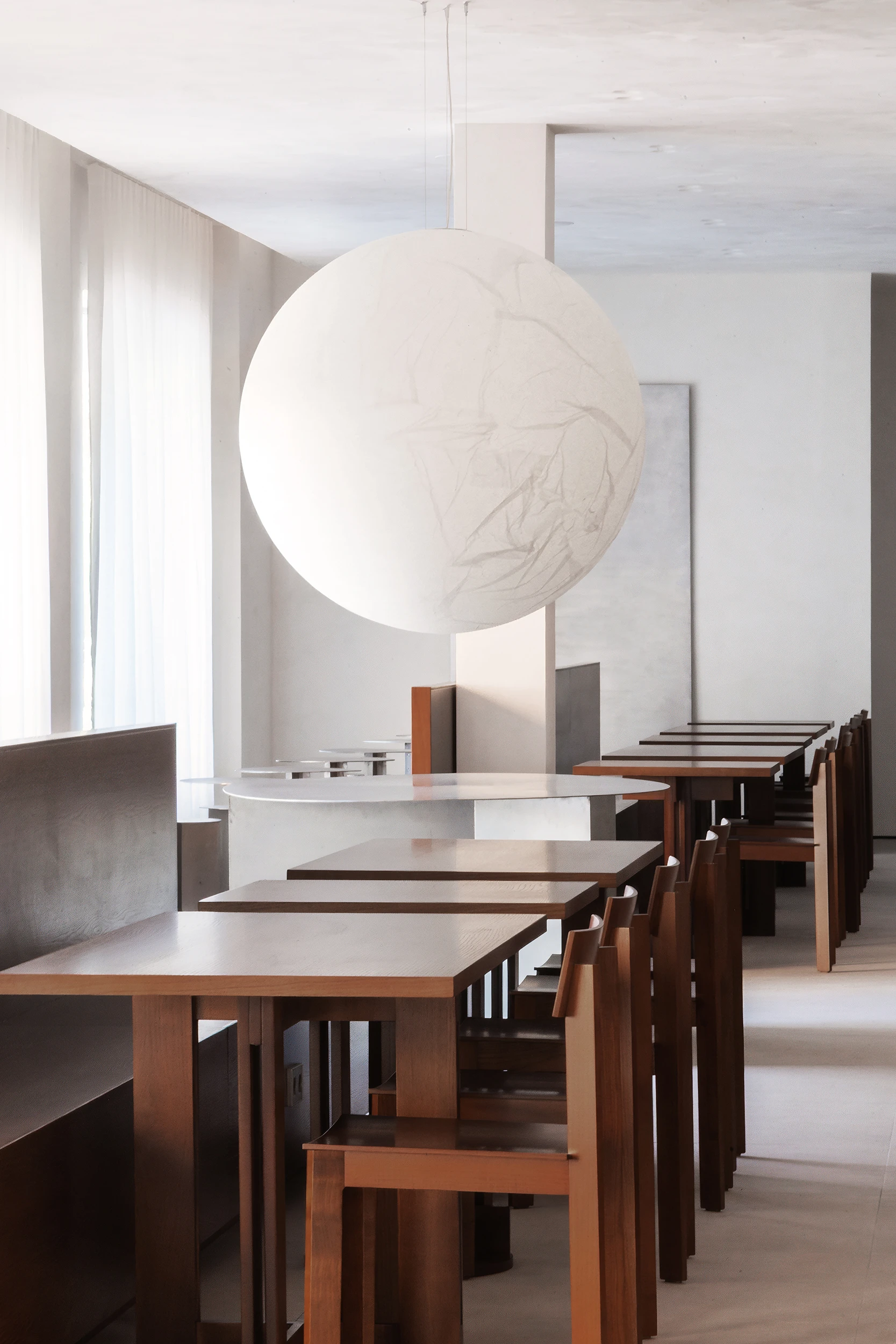 Artica Sevilla by ENEI, cafe and ice cream shop interior, Seville Spain, spherical light, interiors