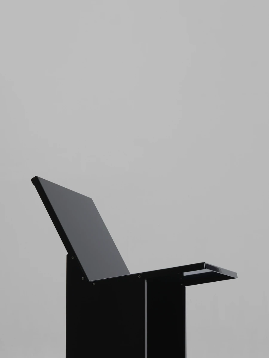 Azukimé low chair by CPRV, riveted bent aluminum, French industrial design, furniture