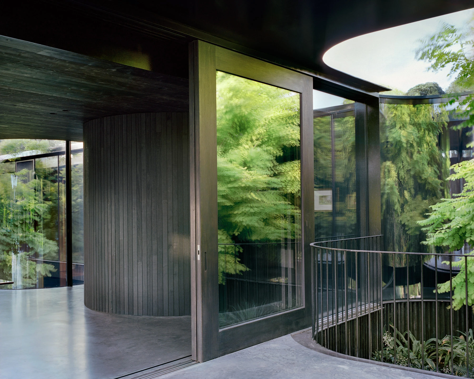 Garden Terrace by Edition Office, Melbourne Australia, riverside house, forest canopy architecture, landscape