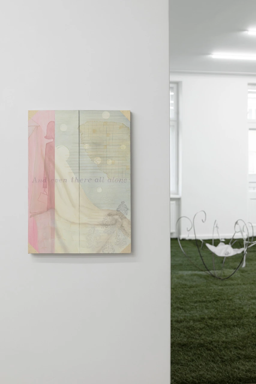 Here Be Small Monsters group exhibition, Paris France, ceramic sculpture installation, Emergency Space