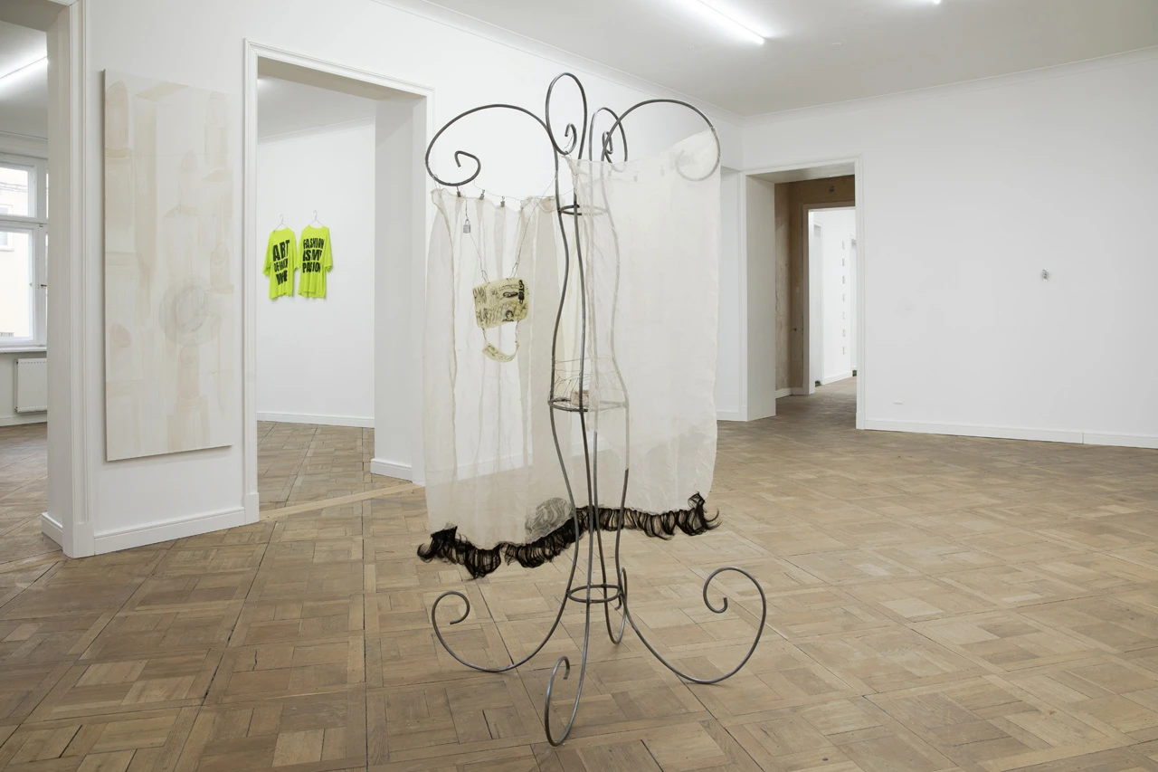 Here Be Small Monsters group exhibition, Paris France, ceramic sculpture installation, Emergency Space