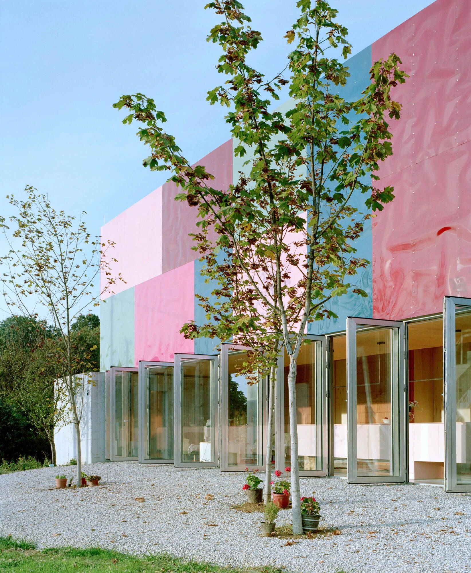 House for 5 Women by TEN, Gradačac Bosnia, social housing, colorful facade, collaborative architecture