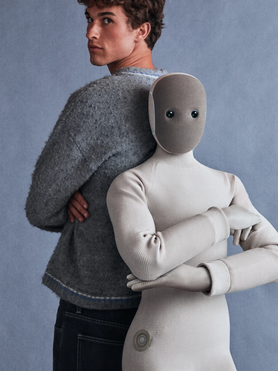 NEO humanoid home robot by 1X, Palo Alto, consumer robotics, domestic technology, product design