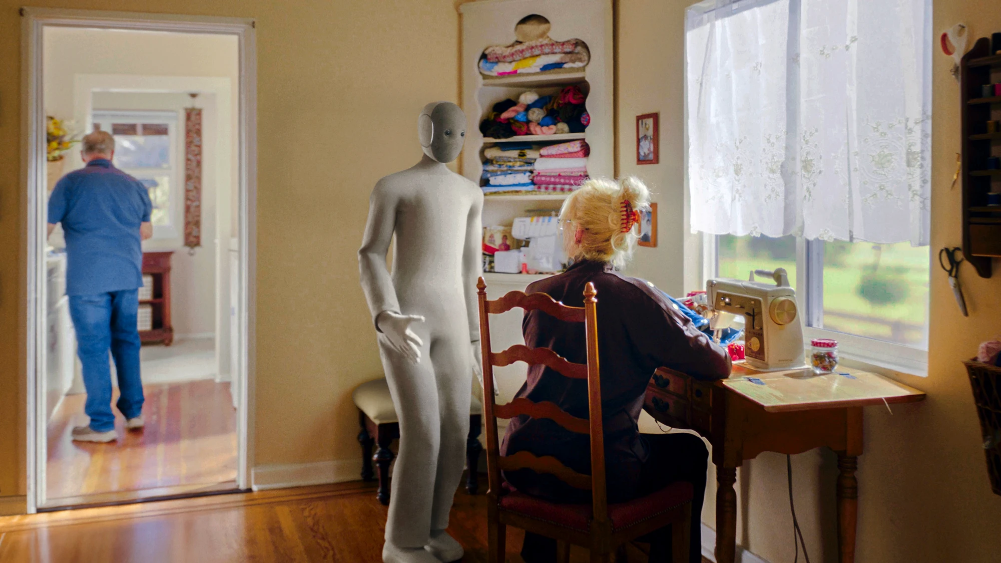 NEO humanoid home robot by 1X, Palo Alto, consumer robotics, domestic technology, product design