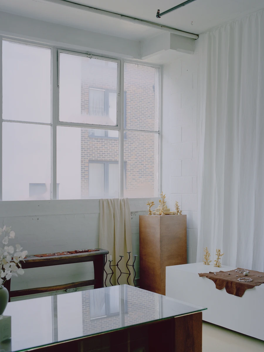 Unit 2F Hackney Wick Studio House by Mutter, London warehouse interior, jewellery studio, creative living space