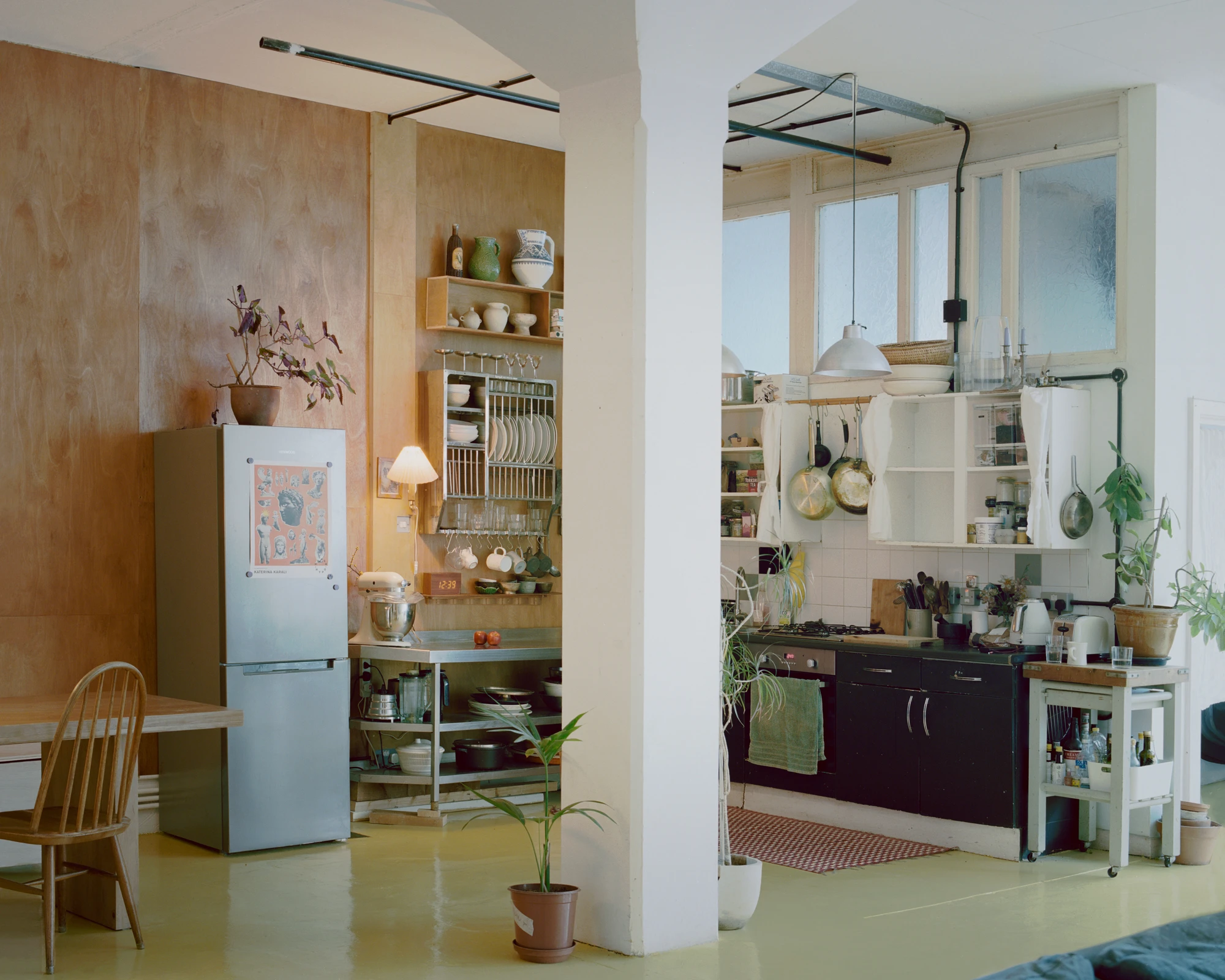 Unit 2F Hackney Wick Studio House by Mutter, London warehouse interior, jewellery studio, creative living space