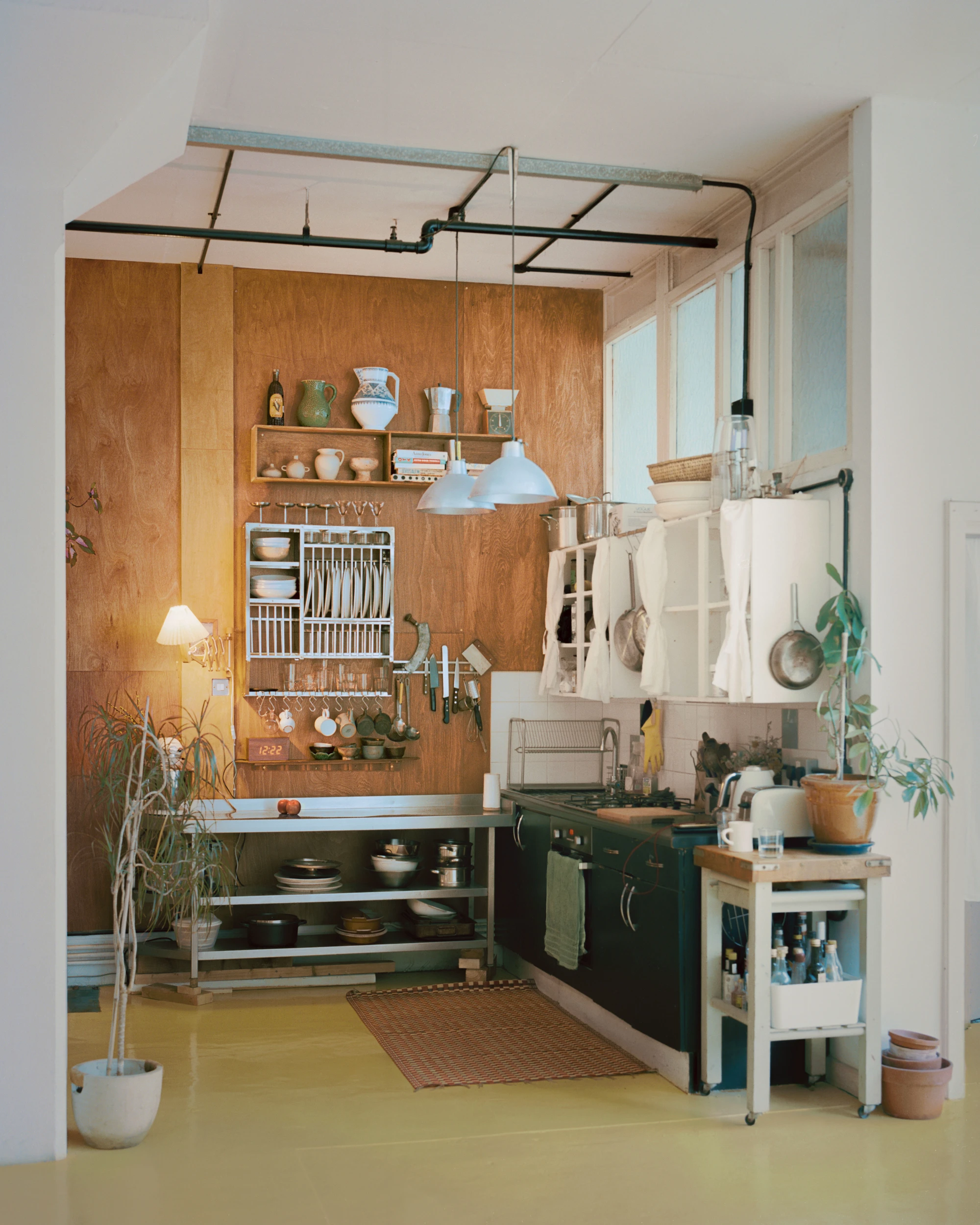 Unit 2F Hackney Wick Studio House by Mutter, London warehouse interior, jewellery studio, creative living space