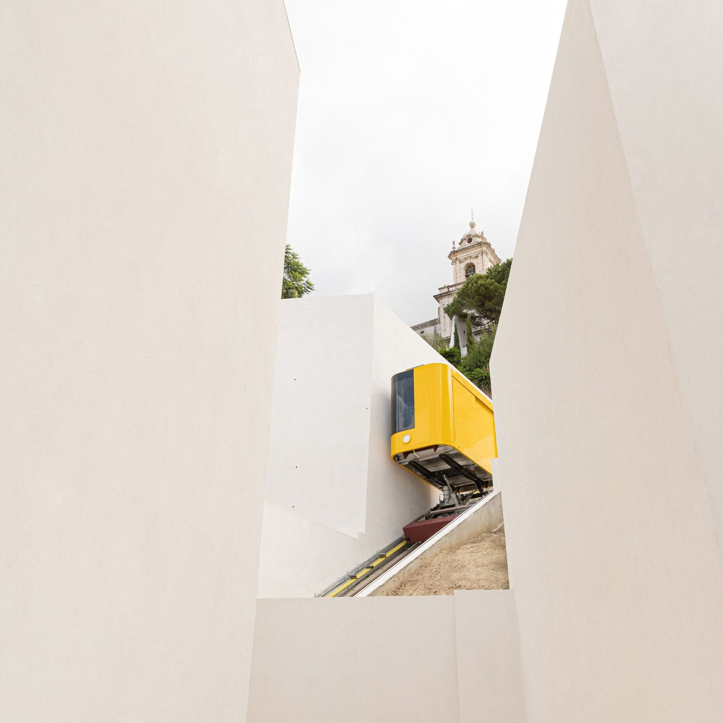 Graça Funicular in Lisbon by Atelier Bugio Transportation Design Urban Historic Lisbon Guide