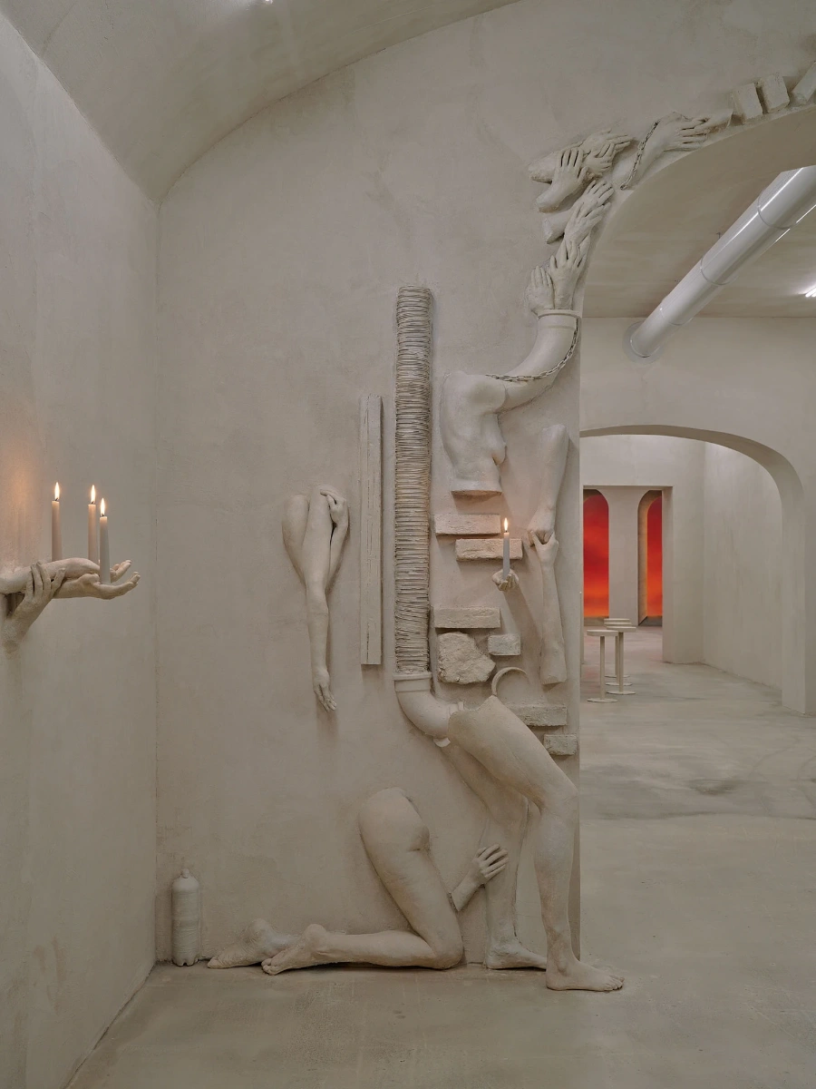 Bar Far by Clementine Keith-Roach and Christopher Page, Villa Lontana, Rome, installation, sculpture, contemporary art